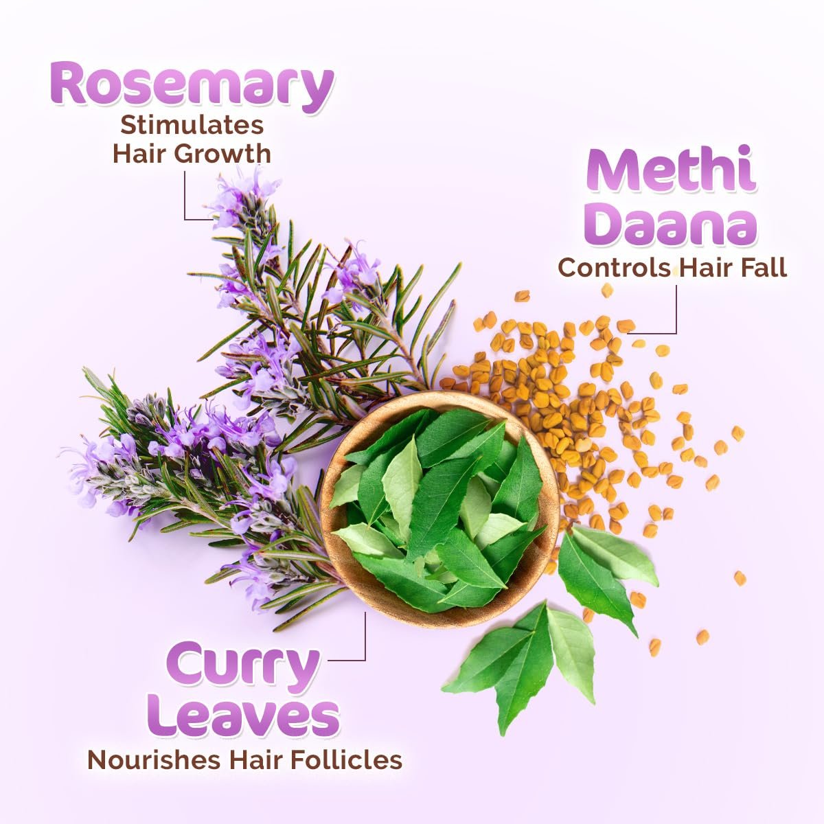 Mamaearth Rosemary Hair Growth Oil with Rosemary & Methi Dana for Promoting Hair Growth - 150 ml thumbnail