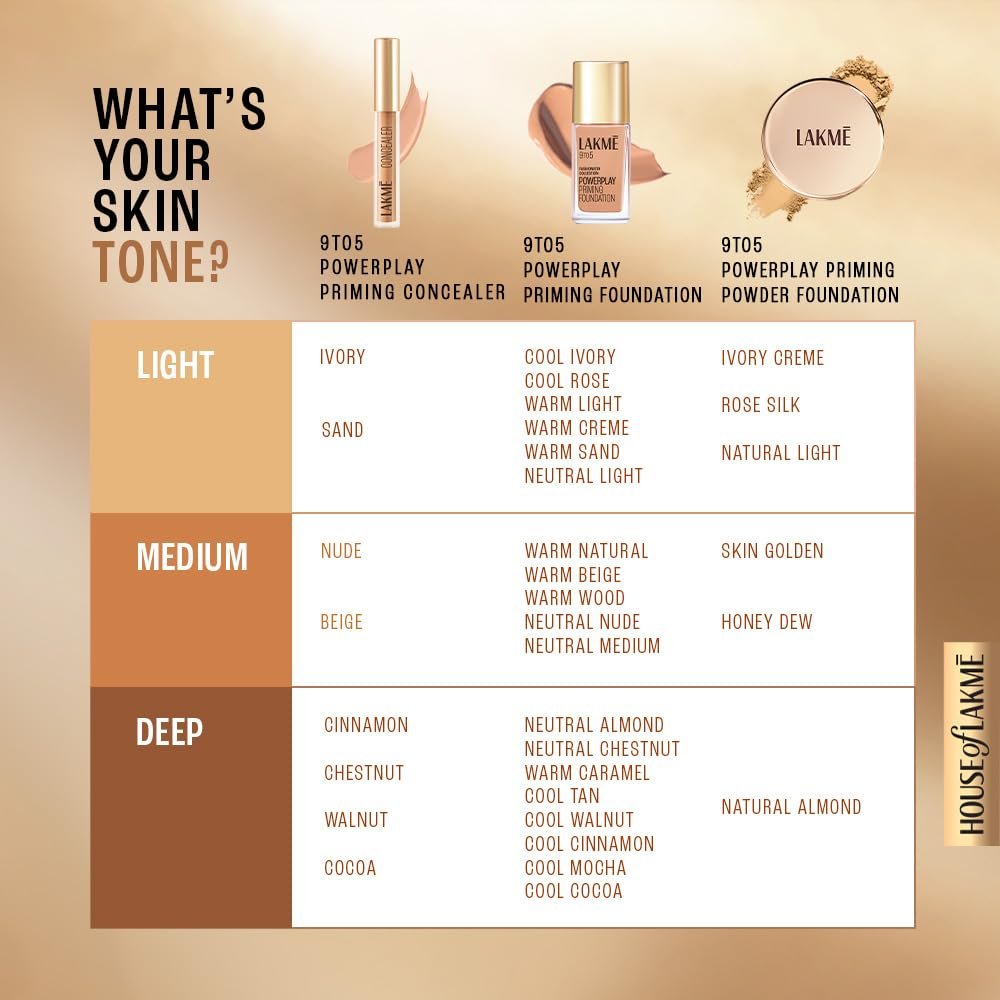 LAKMÉ Powerplay Priming Foundation, Natural, Flawless Finish 25ml thumbnail