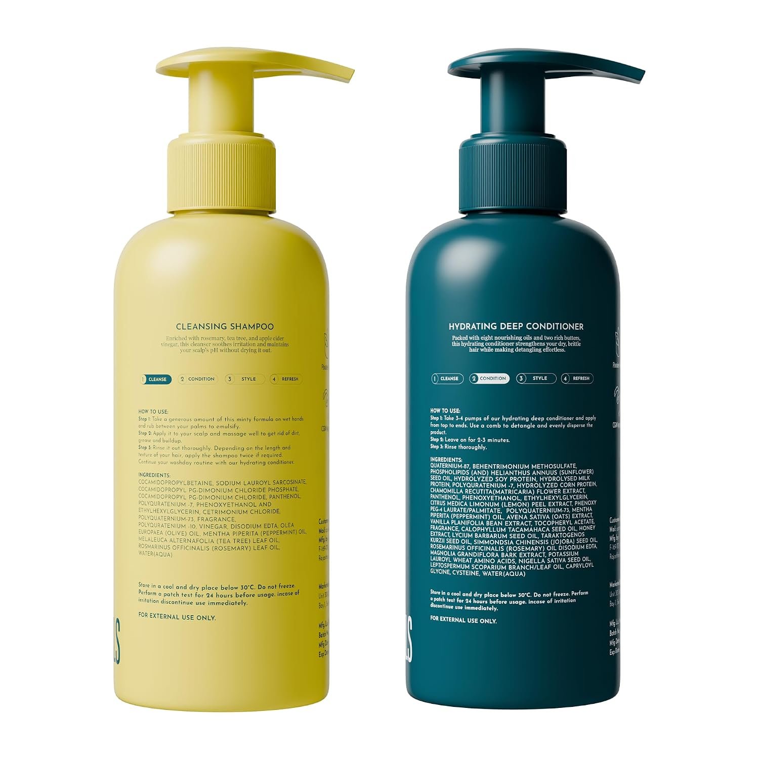 Fix My Curls Cleanse & Condition Bundle | Sulphate Free | 200ml Each A simple wash-day duo to gently cleanse, hydrate and refresh curly and wavy hair. thumbnail
