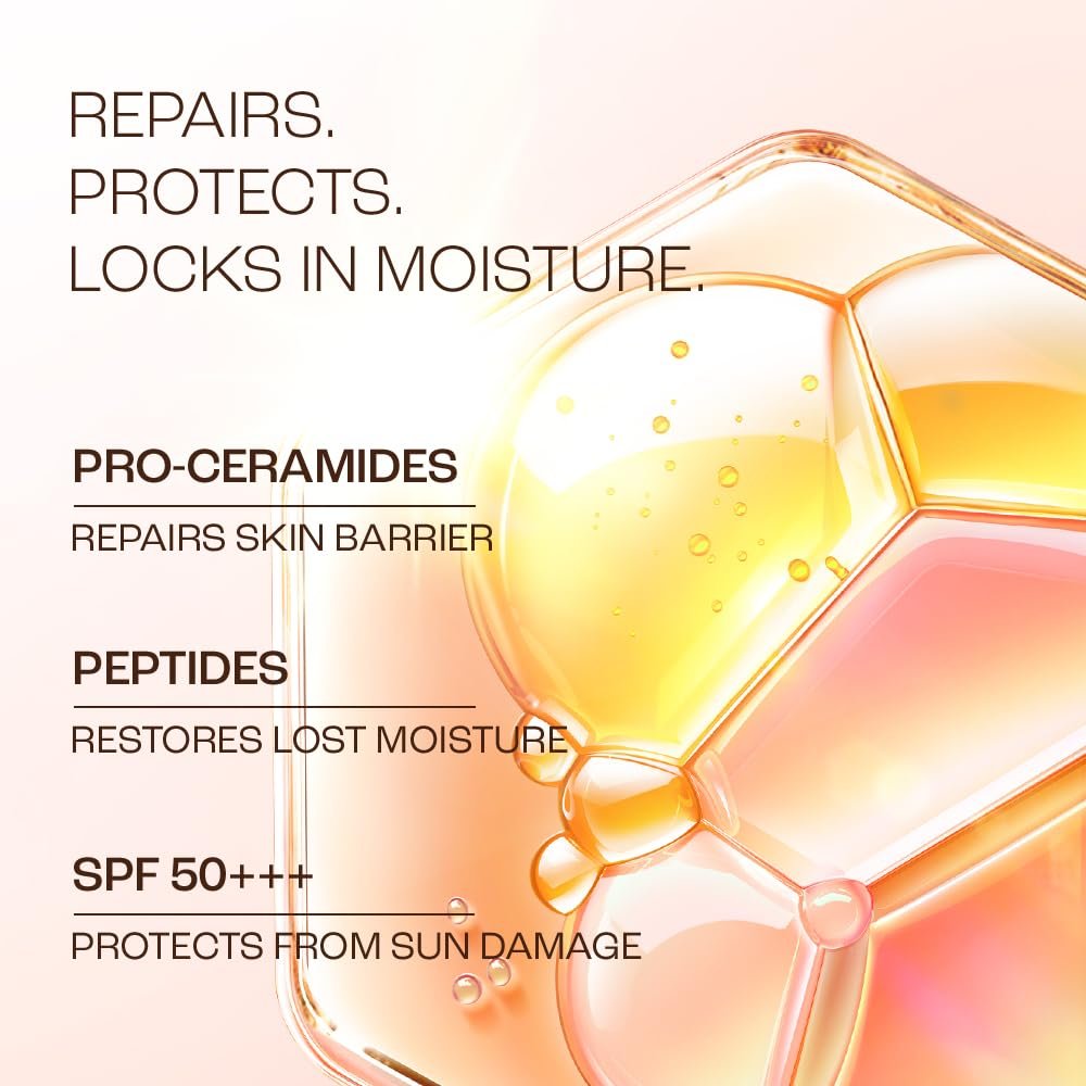 Lakme Peach Milk Sunscreen Moisturiser SPF 50 PA+++ 200g thumbnail