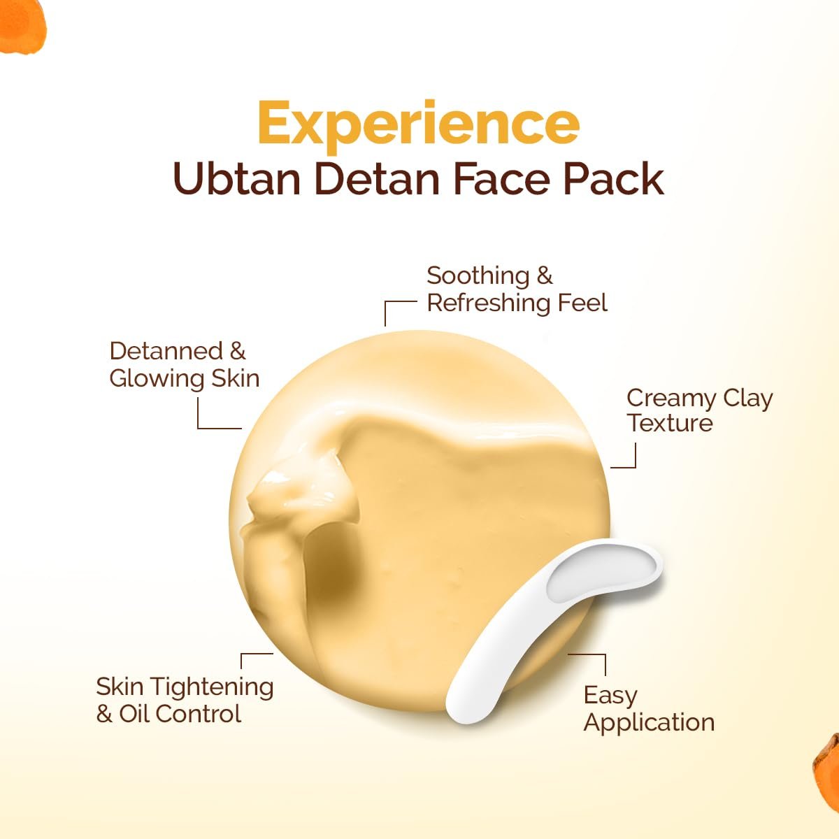 Mamaearth Ubtan Detan Face Pack with Turmeric & Saffron 200g thumbnail