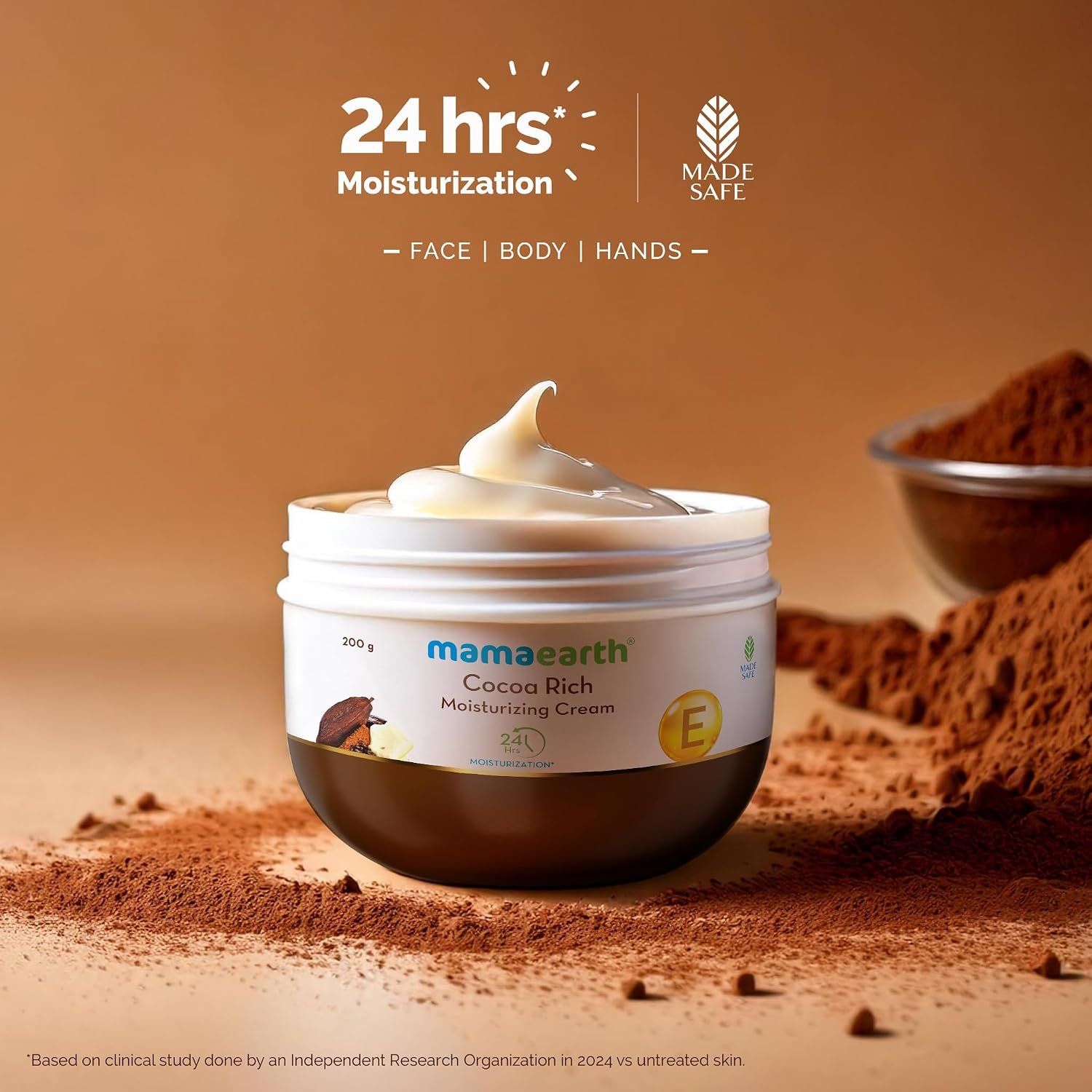 Mamaearth Cocoa Rich Moisturizing Cream 200g thumbnail