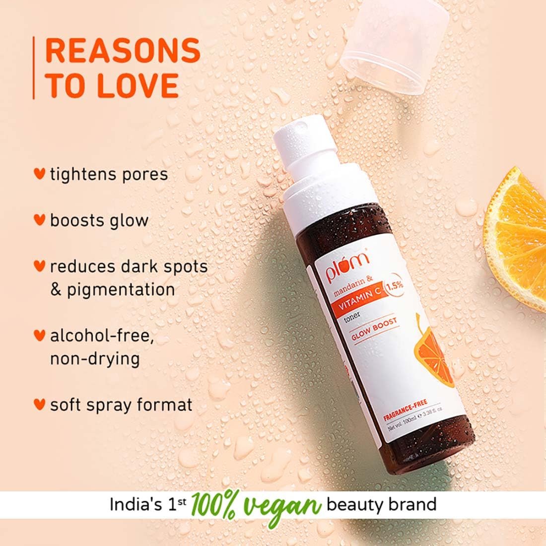 Plum Vitamin C Face Toner for Glowing Skin & Reduce Pigmentation | for Women & Men /100ml thumbnail