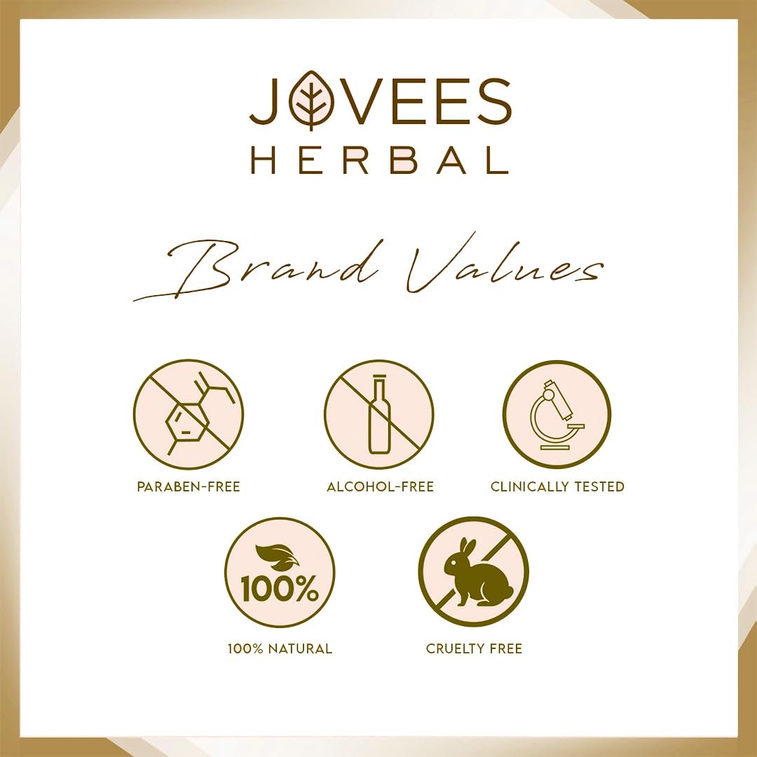 Jovees Herbal Ultra Radiance Gold Face Wash Gives Clear, Nourished & Hydrated Skin, Reduce Dark Spot And Improves Skin Texture | For All Skin Types 50ml thumbnail