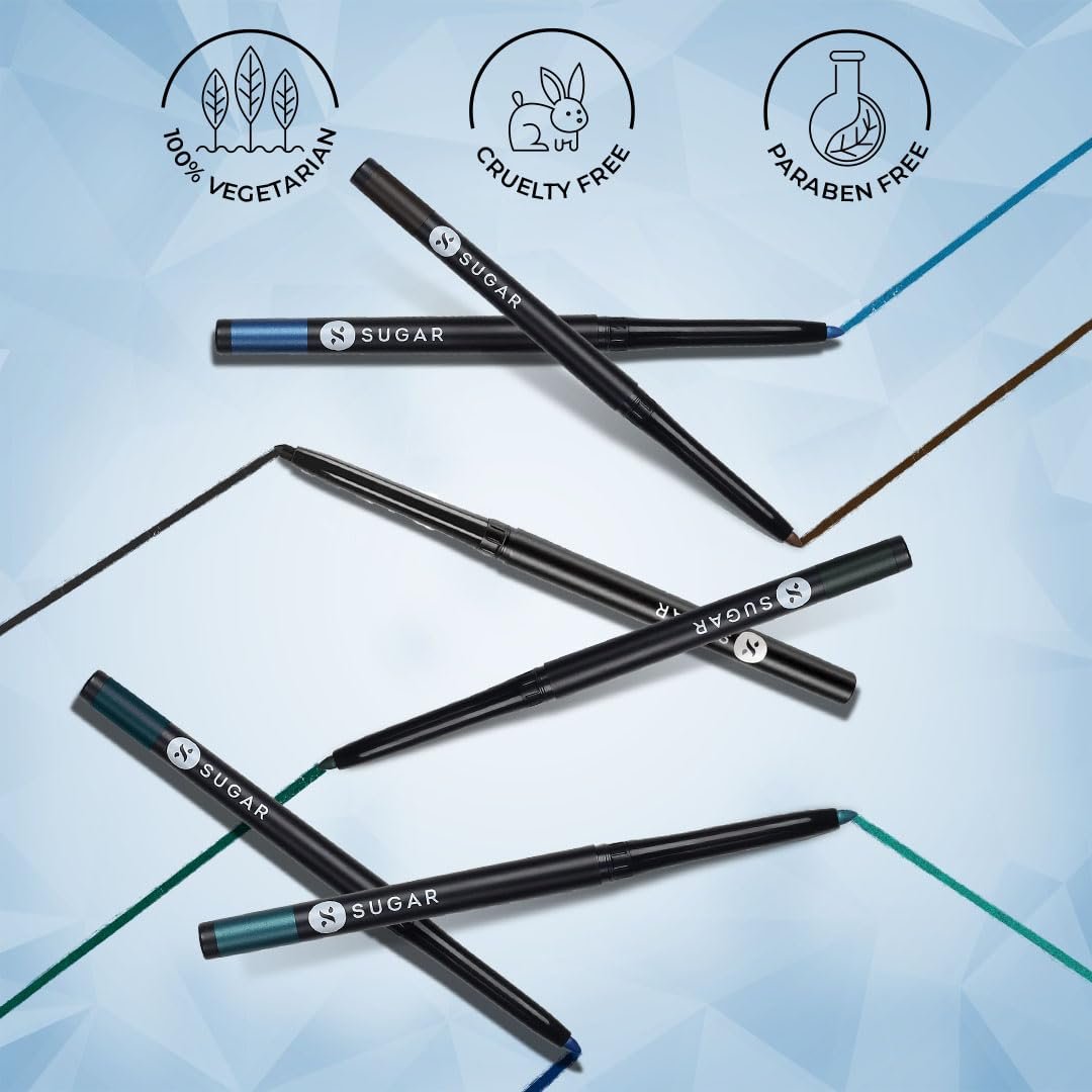 SUGAR Cosmetics Kohl Of Honour Intense Matte Kajal | Waterproof & Smudgeproof | Lasts upto 10hrs | 0.25gm - 04 True Blue thumbnail