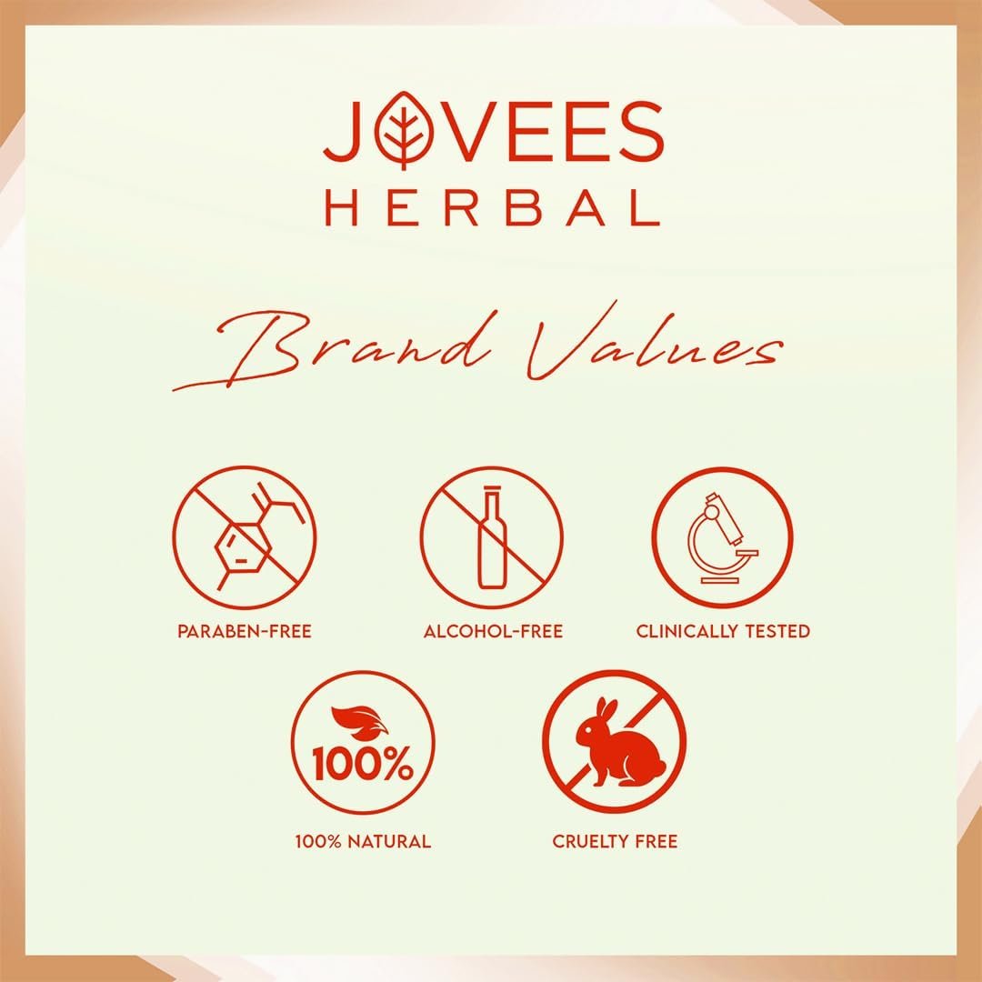 Jovees Herbal Detan Facewash For Glowing and Clear Skin With Liquorice & bearberry Ext. | Gentle Cleanser For Brighten, Even Tone and Hydrates | Suitable for All - 120ml thumbnail