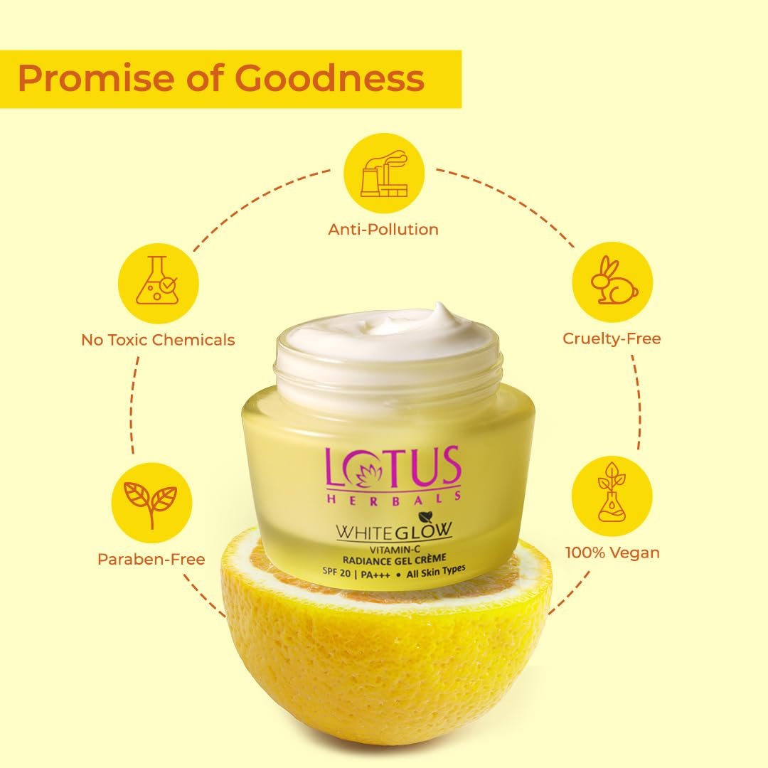 Lotus Herbals WhiteGlow Vitamin C Gel Cream 50g thumbnail