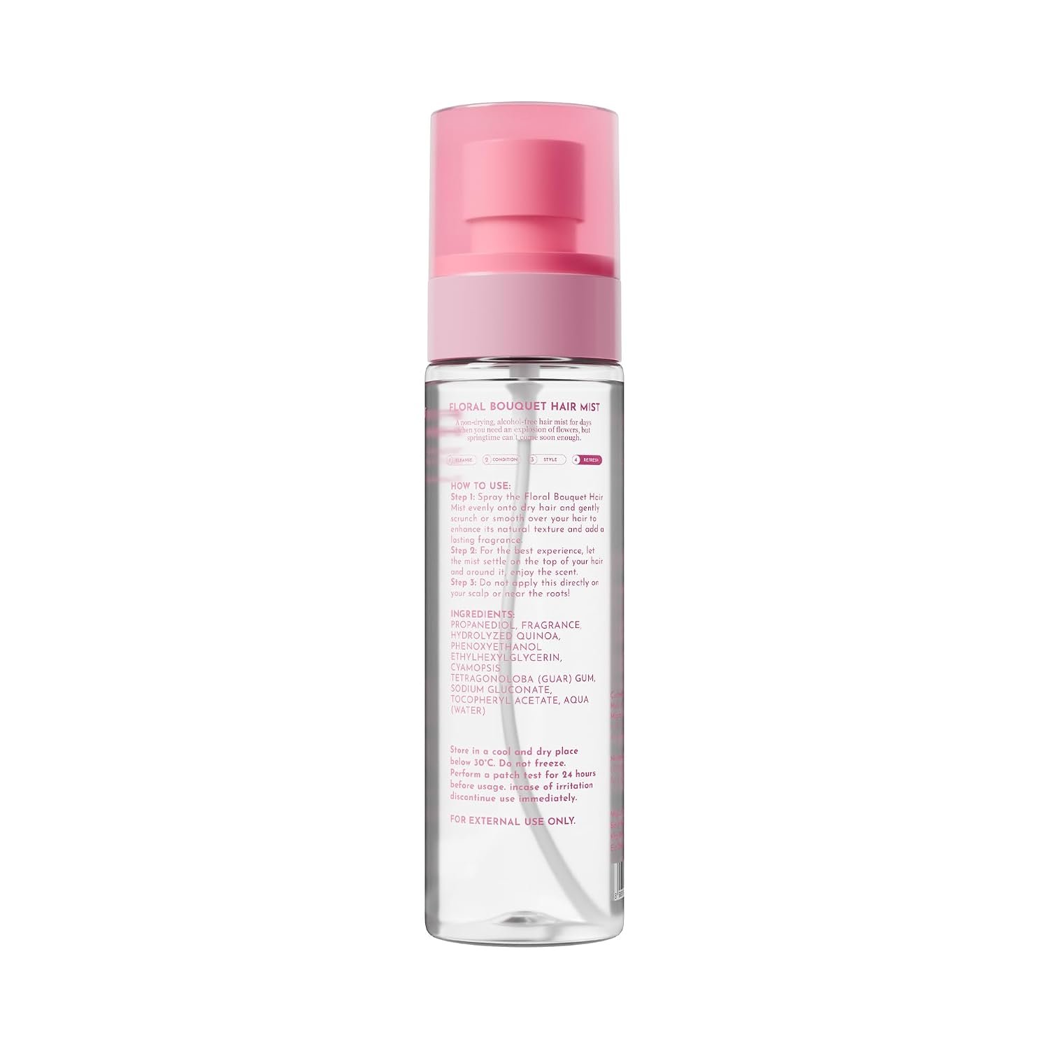 Fix My Curls Hair Mist Fragrance | Floral Bouquet Scent | Notes of Floral, Sweet, Rose, Vanilla |Alcohol Free & Unisex | 100ml thumbnail