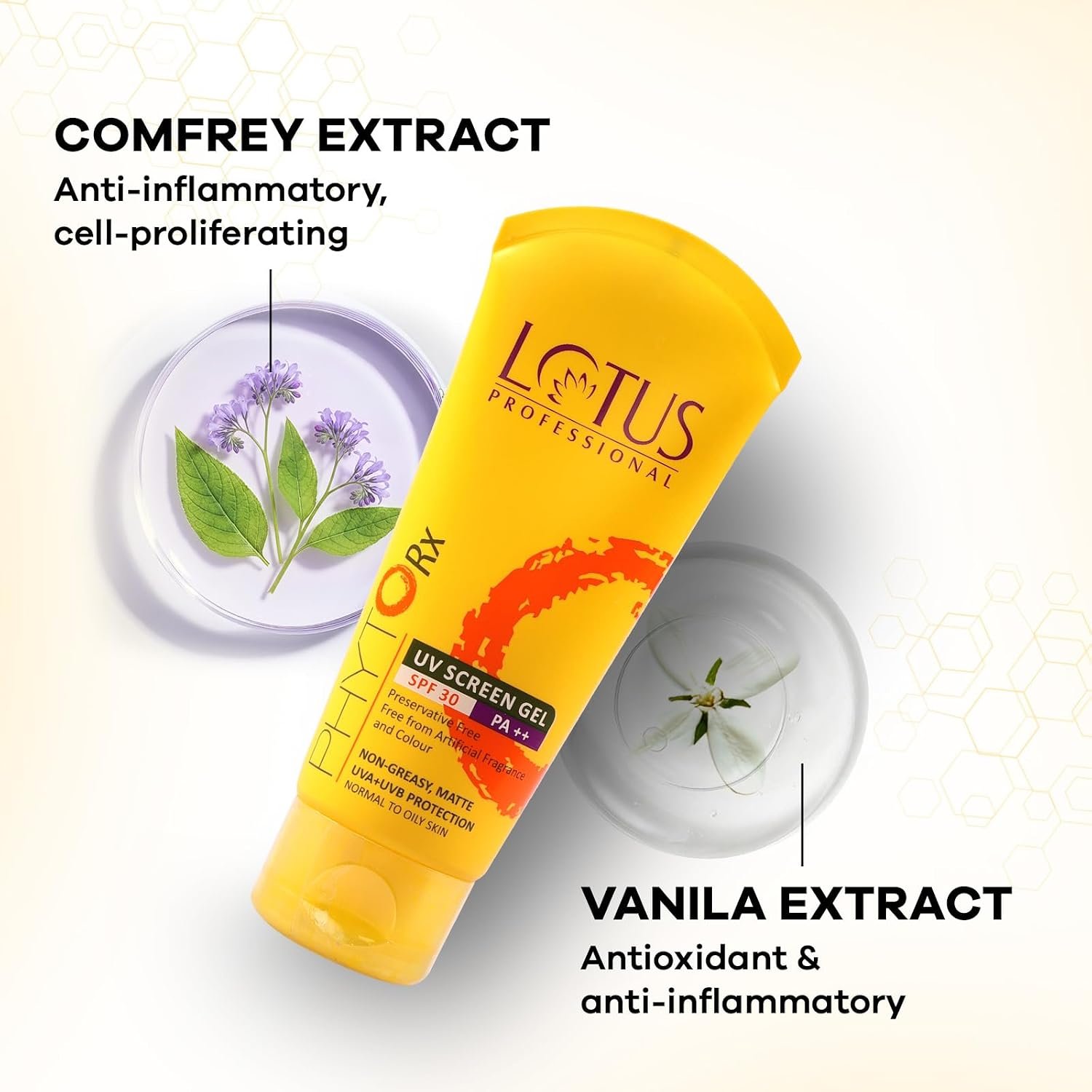 LOTUS PROFESSIONAL UV SCREEN GEL SPF 30 PA++ 80g thumbnail
