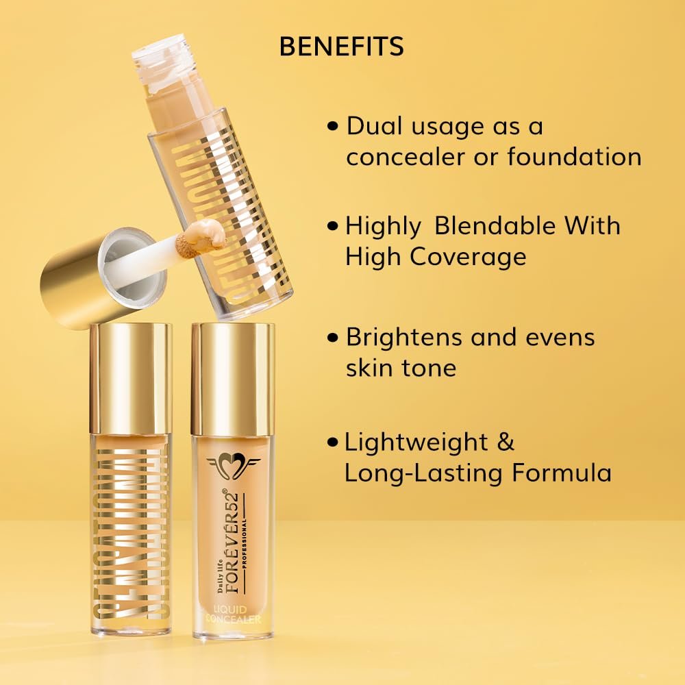 Daily Life Forever52 Sensational Liquid Concealer | Full Coverage Matte Finish, Long-Lasting, Lightweight & Crease-Proof Formula for All Skin Type thumbnail