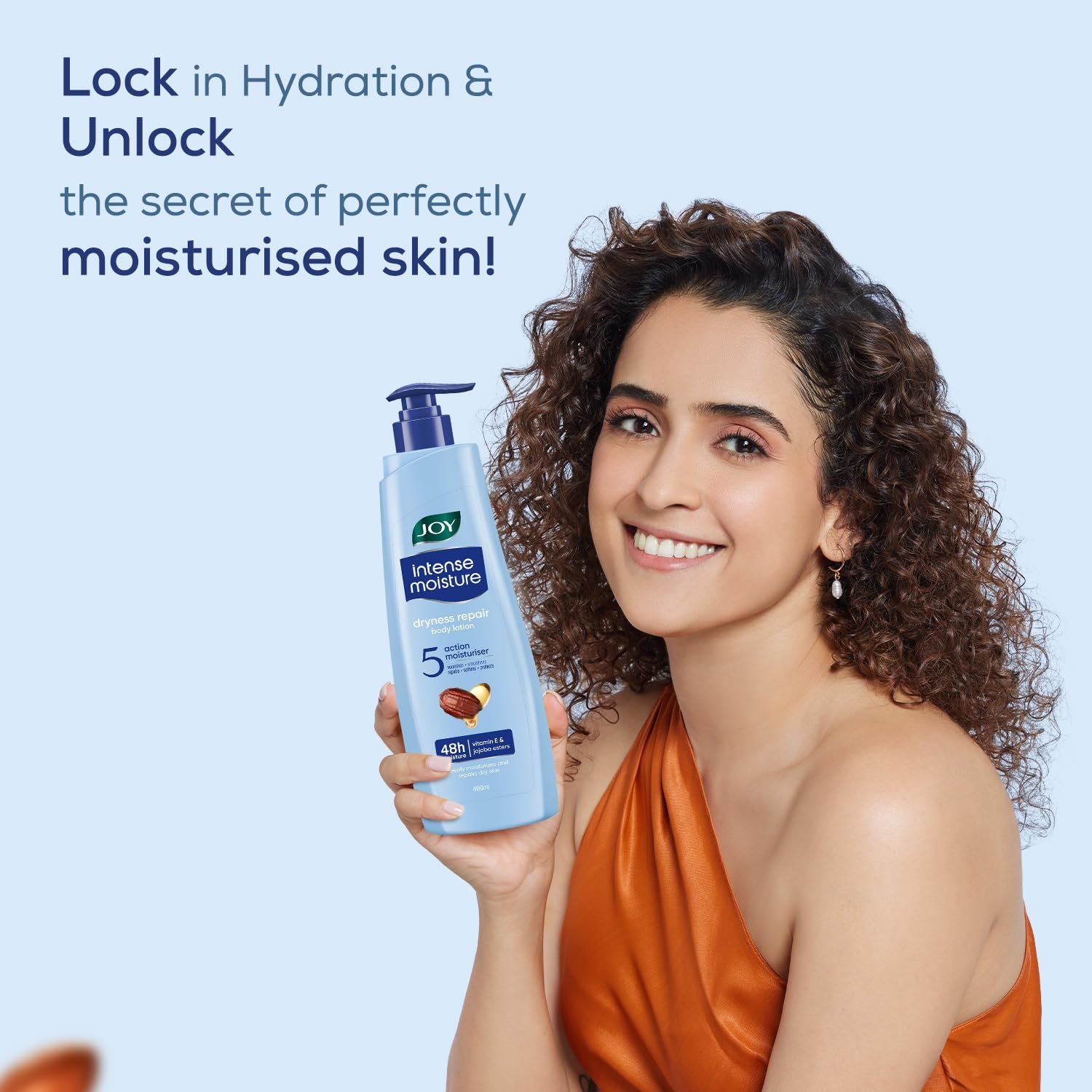 Joy Intense Moisture Winter Body Lotion 400ml | With Shea Butter, Jojoba & Vitamin E | For Normal to Dry Skin | Dryness Repair & 24 Hour Softness | Non Sticky & Non Greasy thumbnail