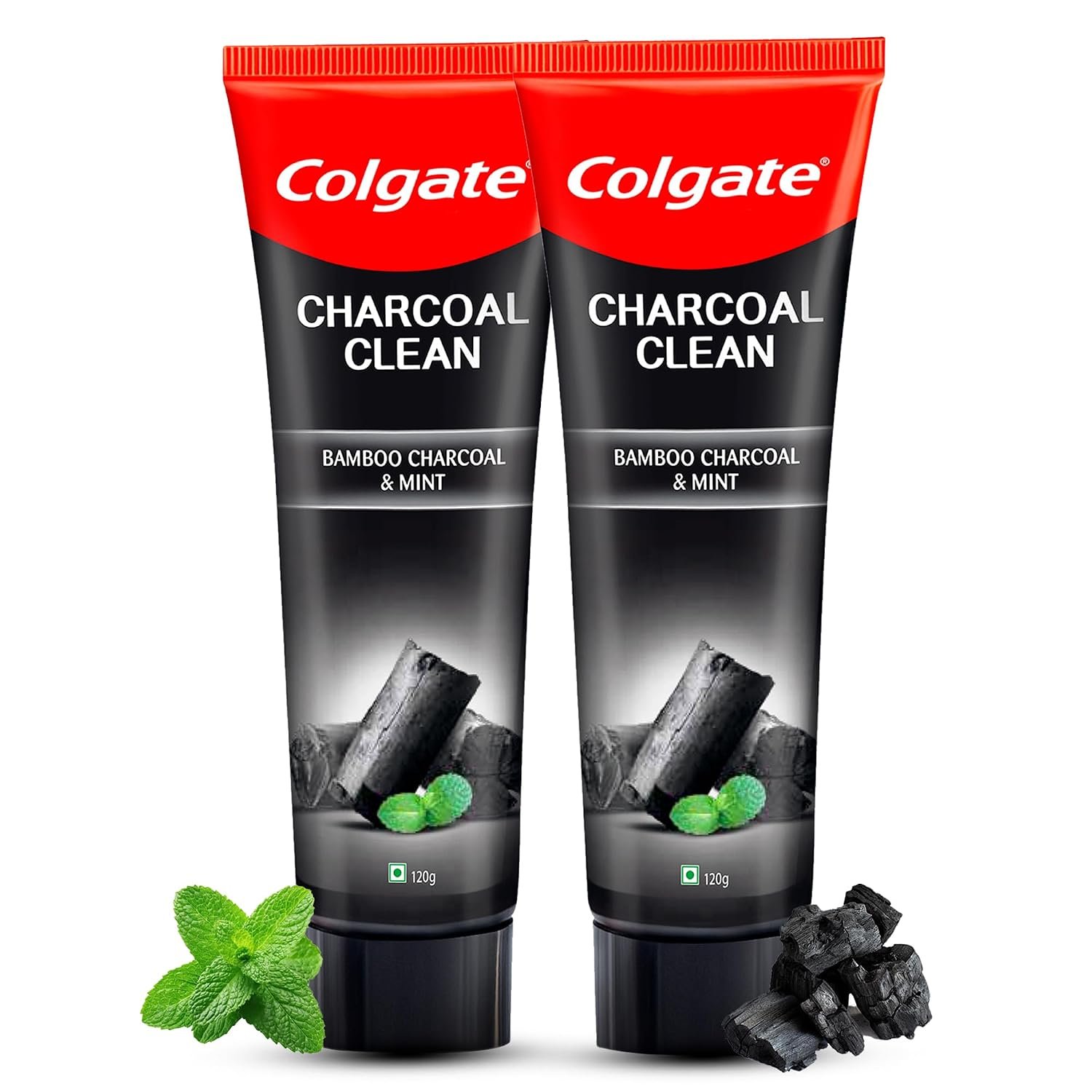 Colgate Charcoal Clean Deep Clean Oral Care Toothpaste, Bamboo Charcoal and Mint (Black Gel) 240g Saver Pack thumbnail