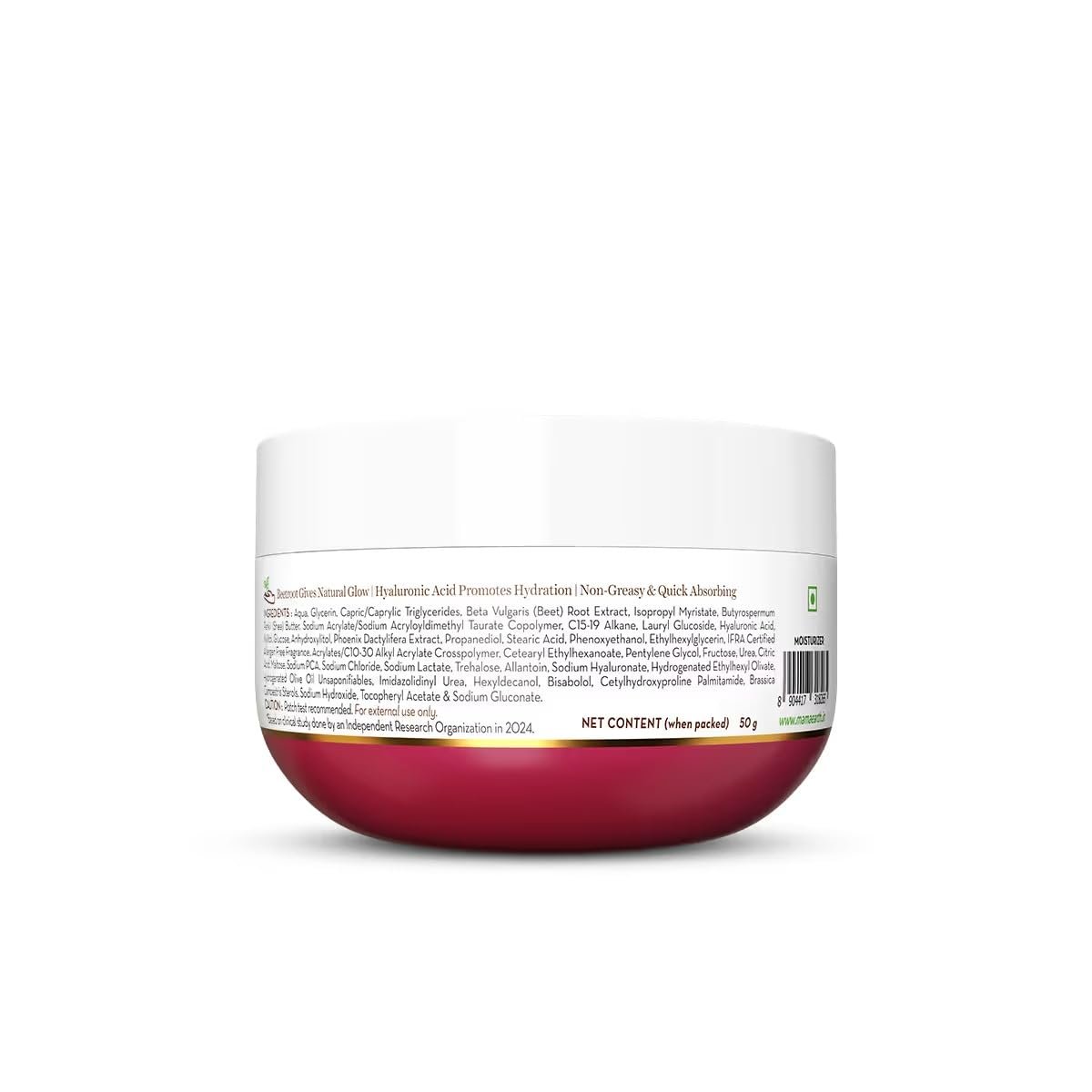Mamaearth Beetroot Hydraful Light Moisturizing Cream 50g thumbnail