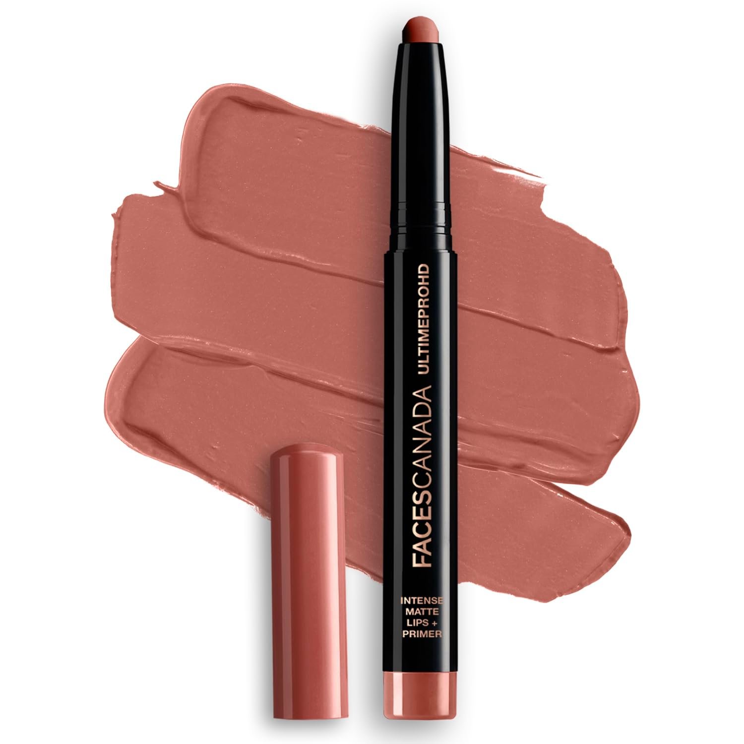 FACES CANADA Ultime Pro HD Intense Matte Lips + Primer - Sunset N05, 1.4g | 9HR Long Stay | Primer Infused For Flawless HD Matte Finish | Intense Color Lightweight Silky Smooth Cream thumbnail