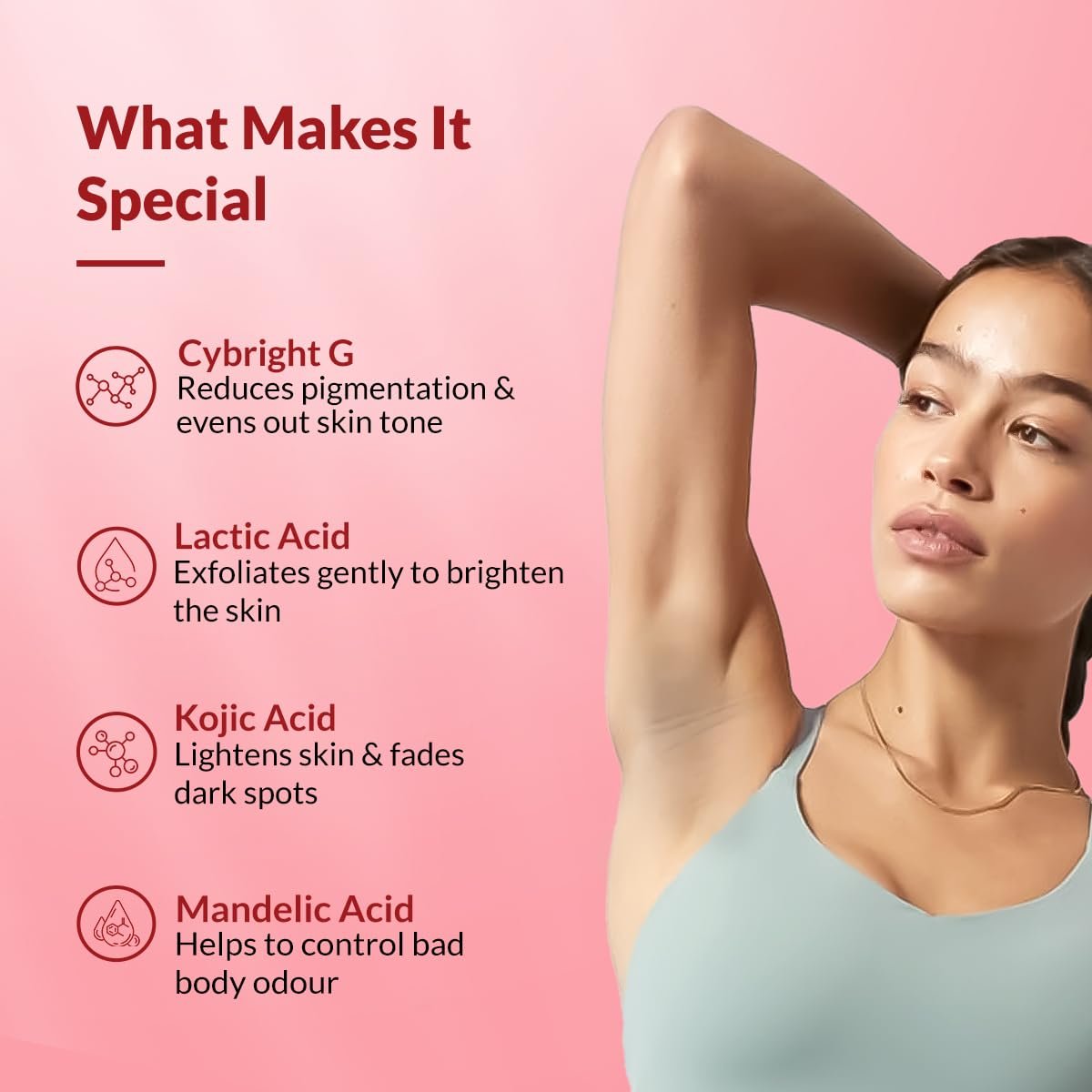 Fixderma Nigrifix Underarm Velvet Musk Roll on With 6% AHA, Lactic Acid & 1% Mandelic Acid & Kojic Acid | Brightens Skin & Exfoliates Underarm | For Sensitive Skin - 60ml thumbnail