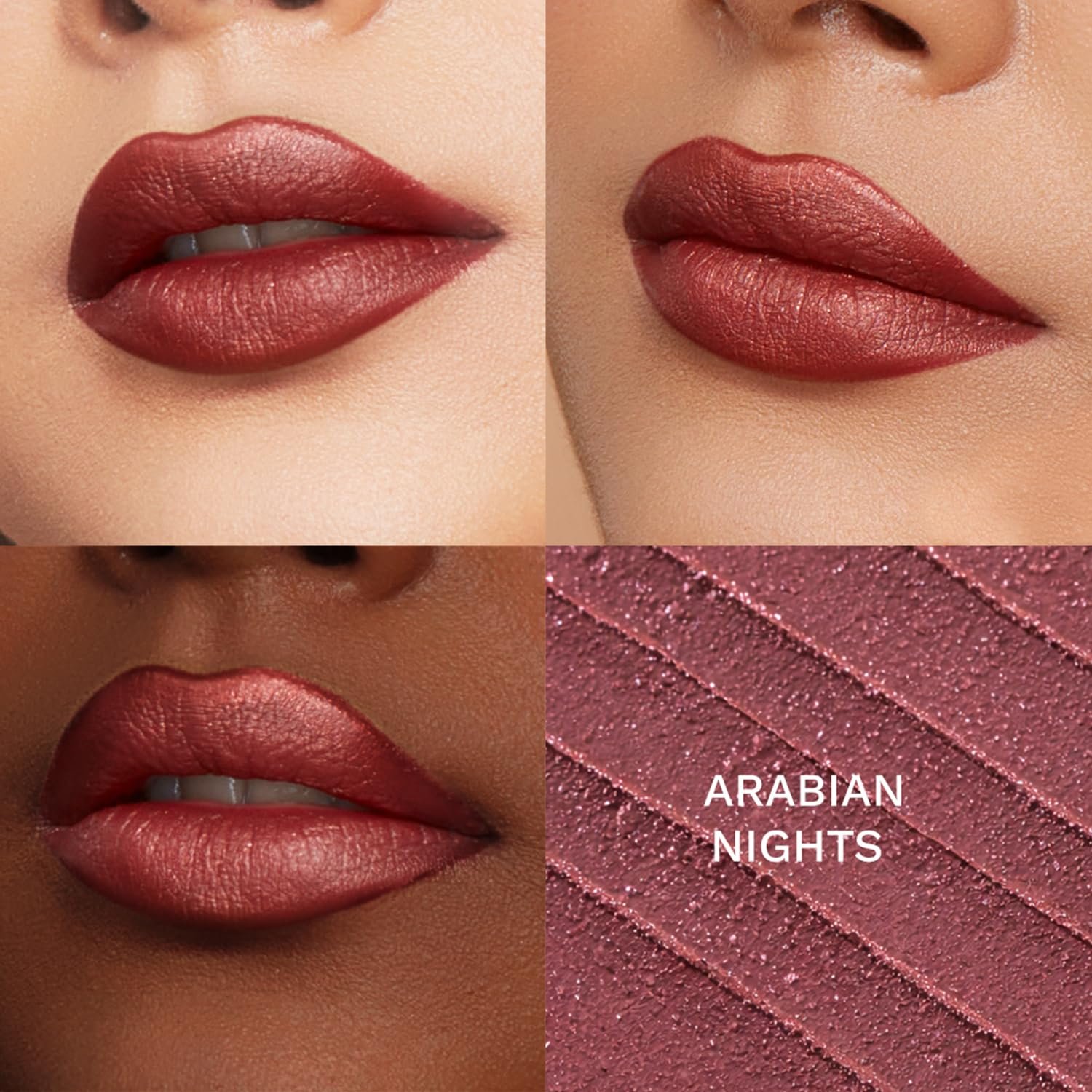Pilgrim Glitter Lipstick For Women 4.2gm | Dubai Luxe Lifestyle - Arabian Nites Shade | Lipstick Infused with Vitamin E & Olive Oil | Glitter Formula With Matte Finish | Non Drying thumbnail