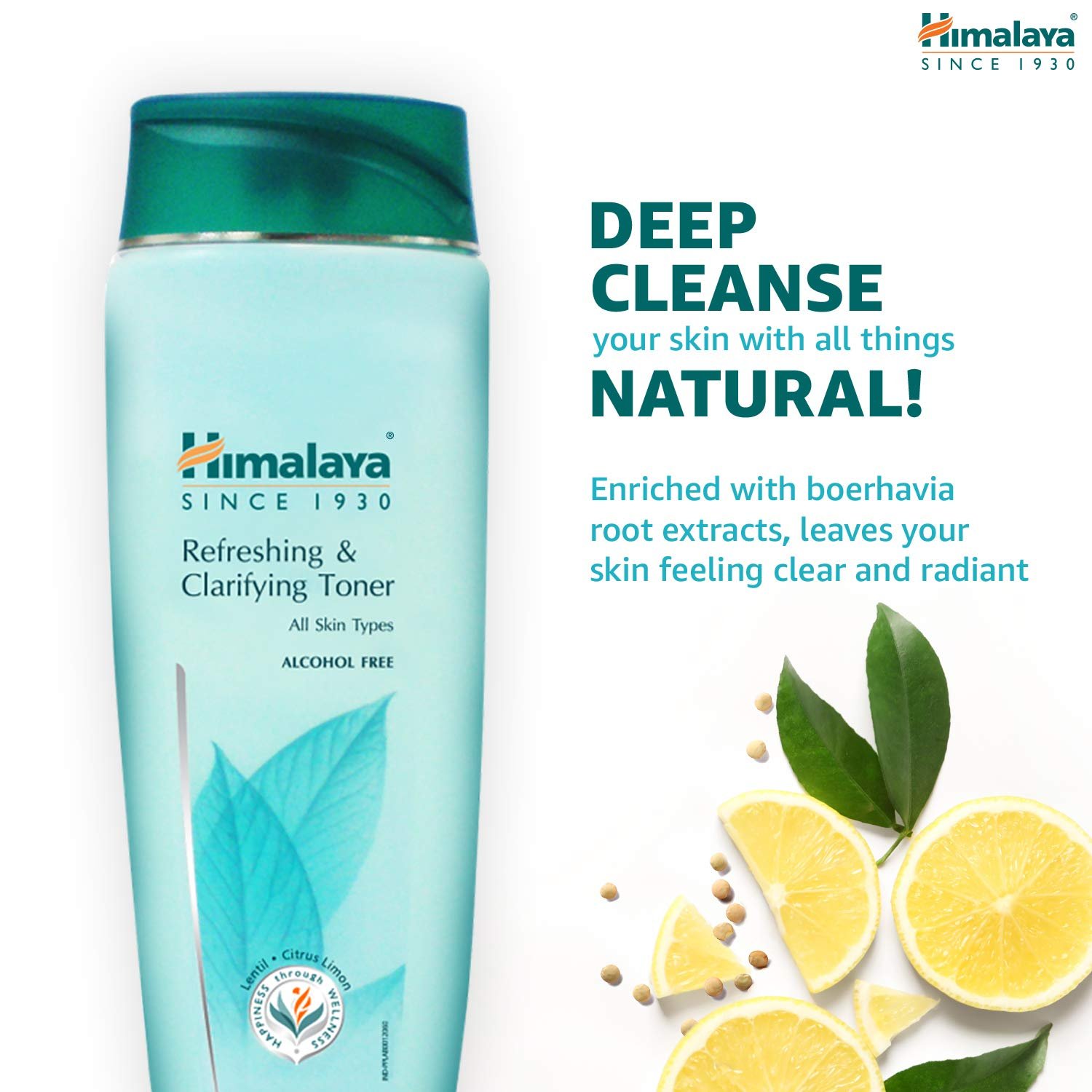 Himalaya Refreshing and Clarifying Toner liquid with Citrus Limon, Lentil and Boerhavia Root, 100ml thumbnail