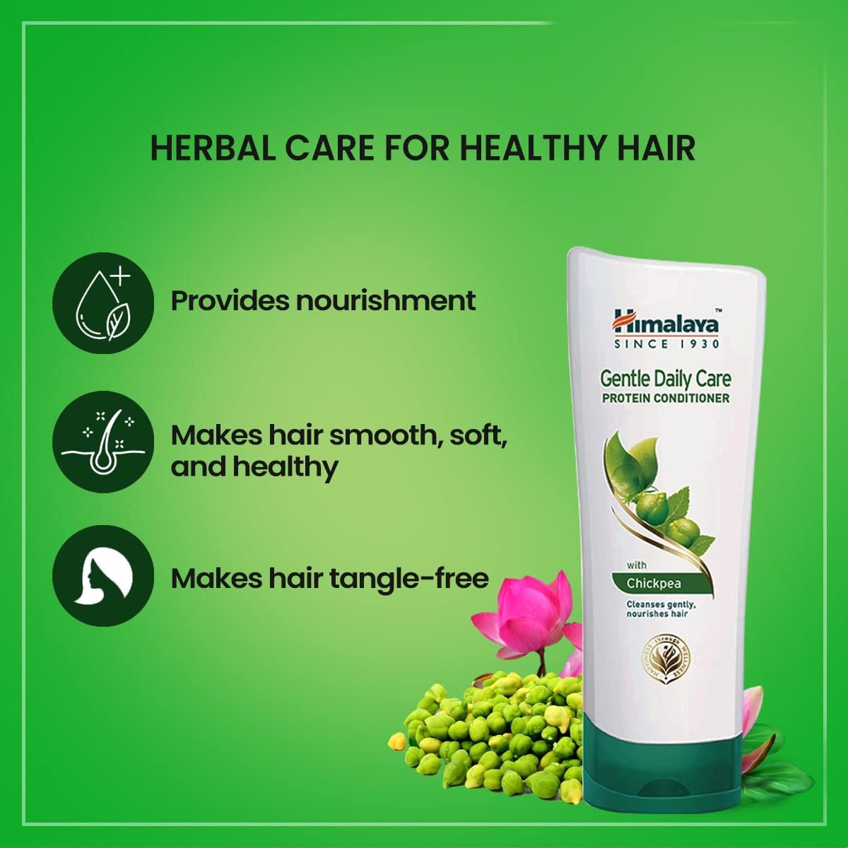 Himalaya Gentle Daily Care Protein Conditioner | Daily Use Conditioner for Detangled & Silky Smooth Hair | Nourishes Dry Hair | With China Rose, Lotus, Chickpea & Oats | For Women & Men | 20 thumbnail