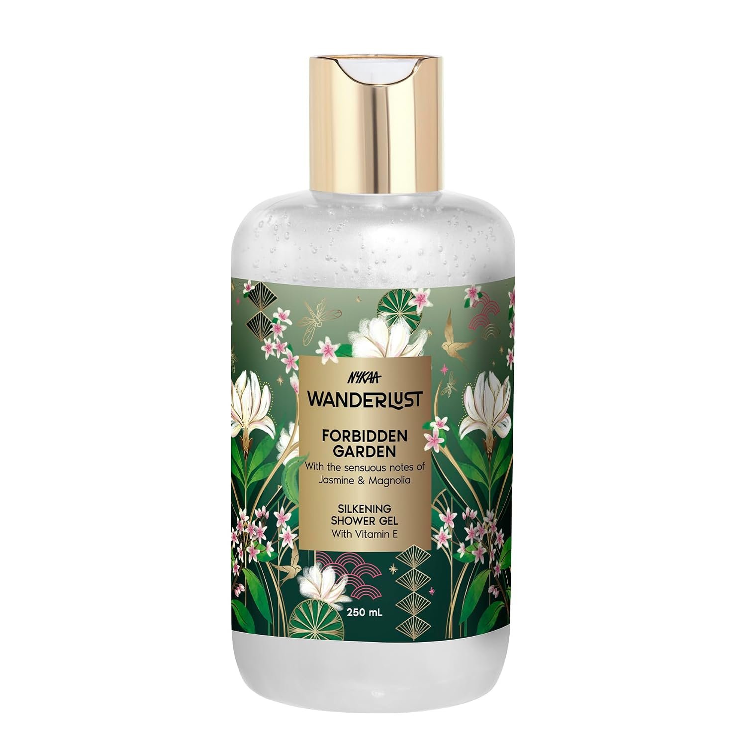Nykaa Wanderlust Forbidden Garden Body Wash for Women | Hydrating & Barrier Repair with Vitamin E & Glycerine | Gentle Cleanser for Nourished, Refreshing Skin | 250ml | thumbnail
