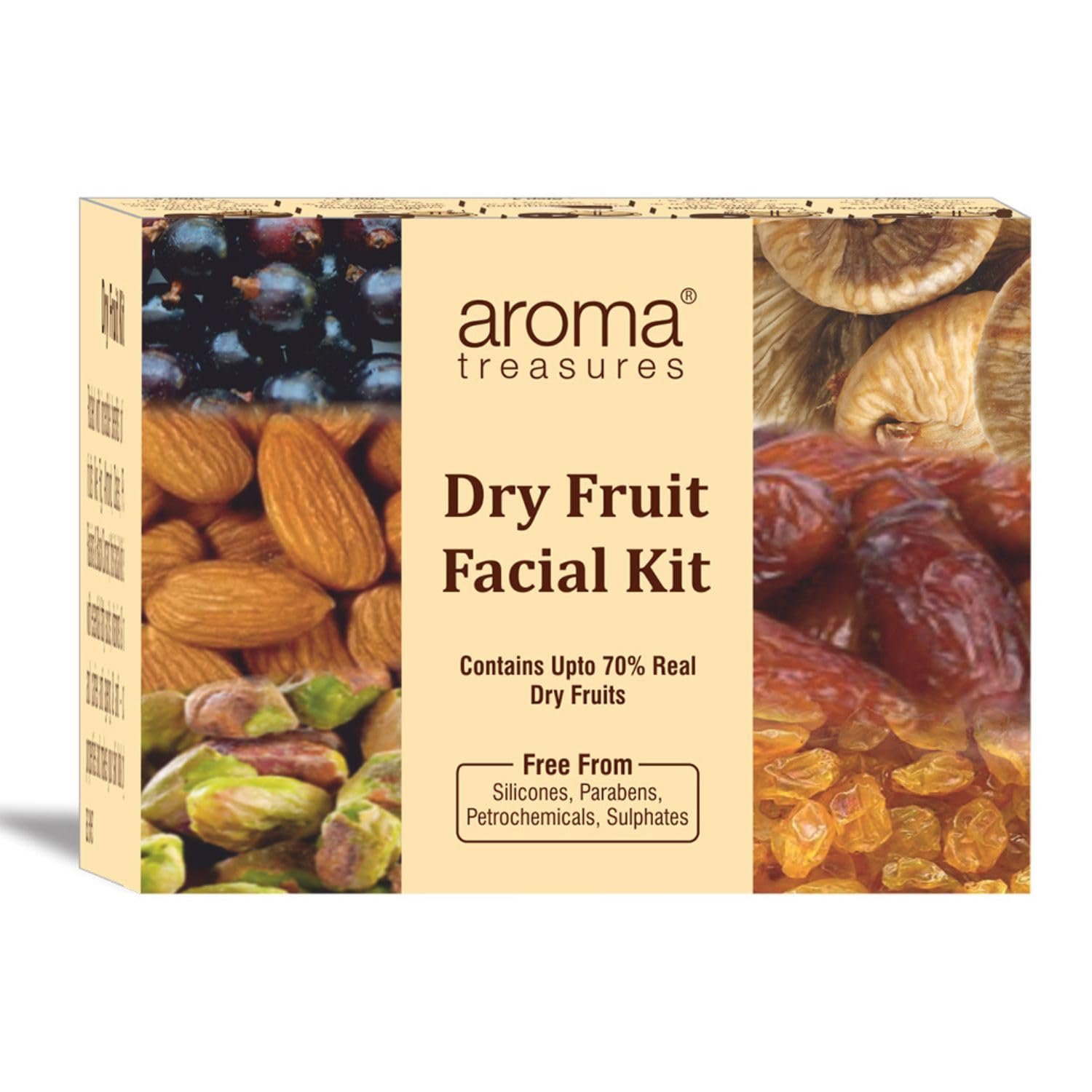 Aroma treasures one time use Dry Fruit Facial Kit for all skin type