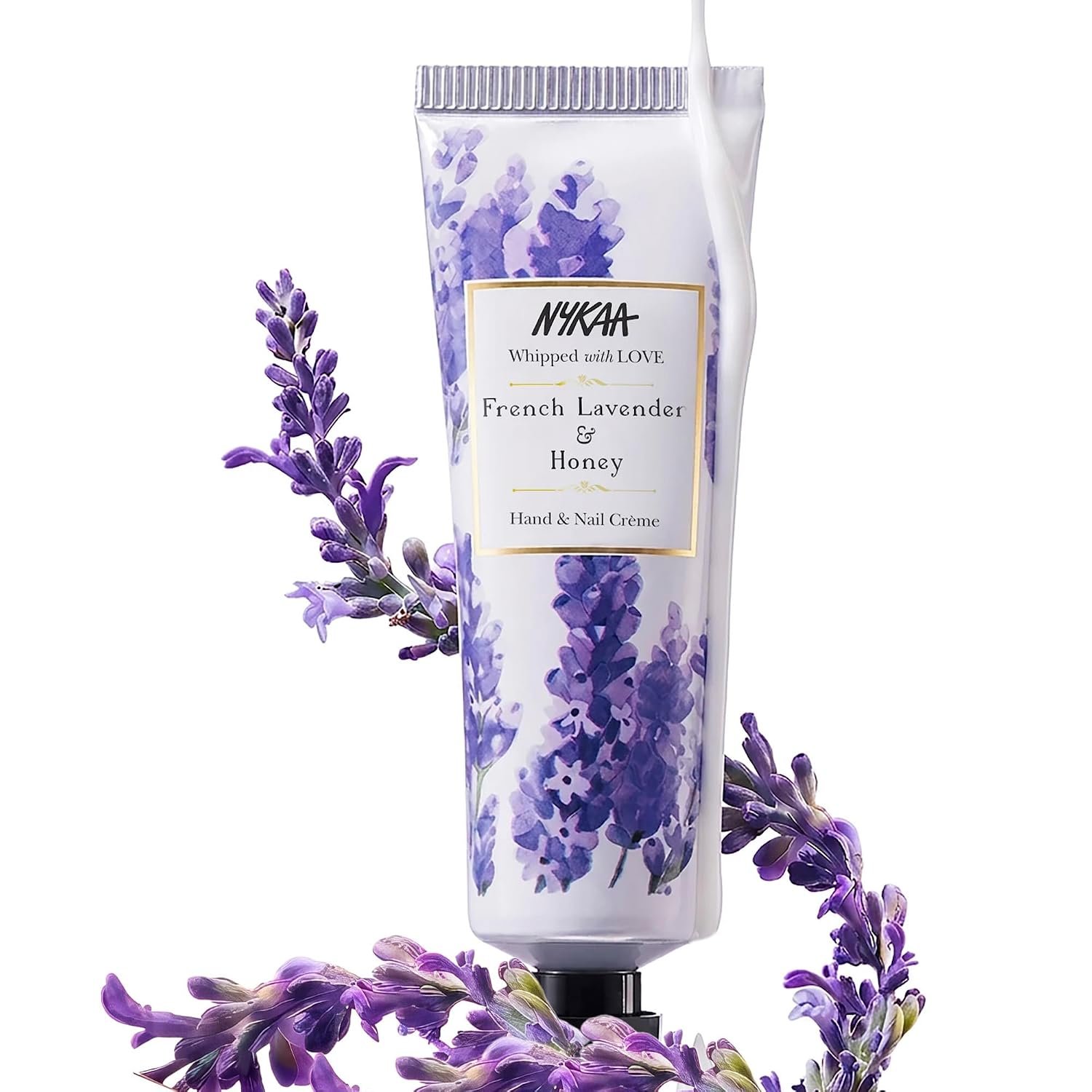 Nykaa French Lavender & Honey Hand & Nail Crème, 30ml| With Avocado, Almond Oil, Jojoba Oil & Hyaluronic Acid| Moisturises & Nourishes Skin| Combats Dryness| Non-Greasy & Non-Sticky Formula thumbnail
