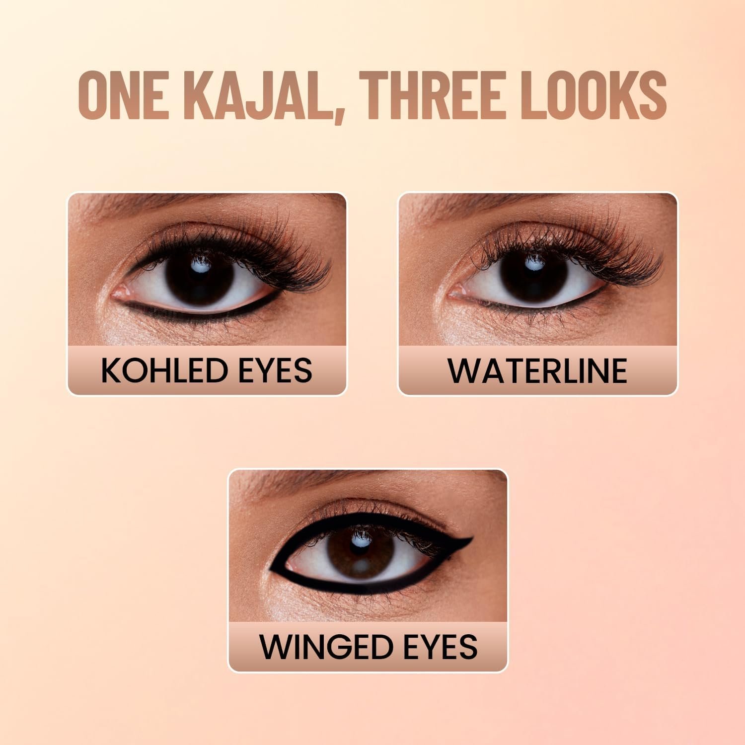 SWISS BEAUTY You & Eye Power Black Pencil Kajal | Waterproof & Smudge-Proof | 24 Hour Stay | Matte Finish Black Kajal | 0.30gm thumbnail