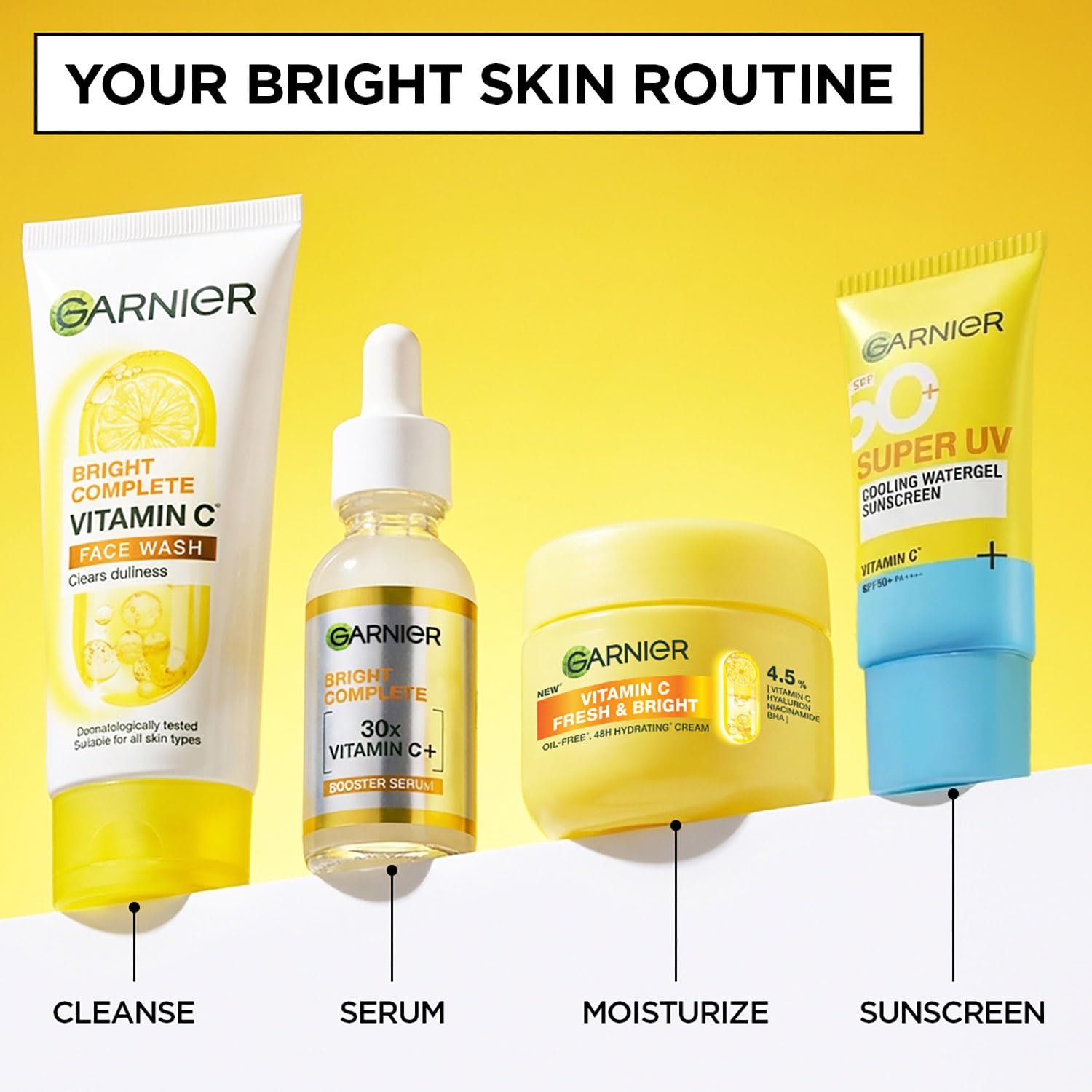 Garnier Skin Naturals, Facewash, Cleansing and Brightening, Bright Complete, 100 g thumbnail