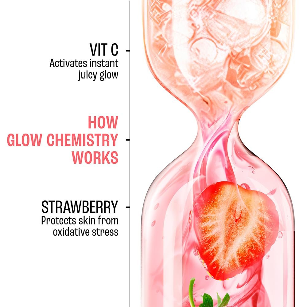 Lakme Blush & Glow Hydrating Strawberry Facewash, with Vitamin C Serum 100g thumbnail