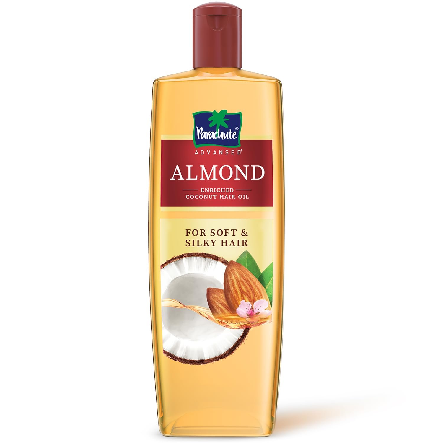 Parachute Advansed Almond enriched Coconut Hair Oil with Vitamin E 300ml| Helps Control Hair Fall|  For Men & Women thumbnail