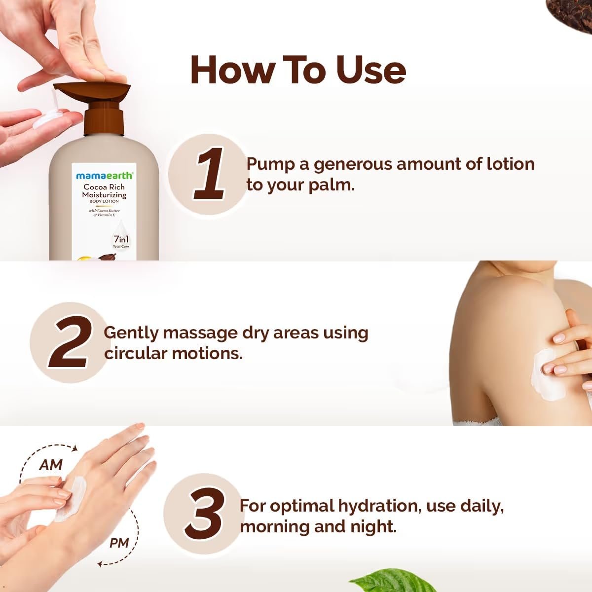 Mamaearth Cocoa Rich Moisturizing Body Lotion 400ml thumbnail