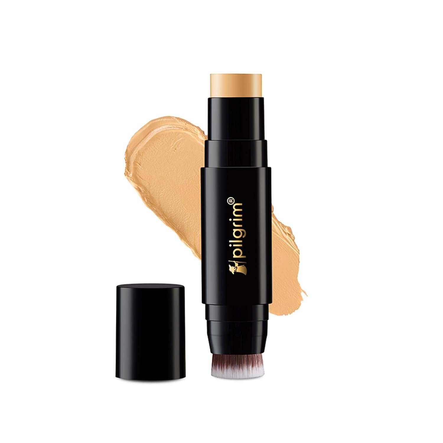 Pilgrim Dream Matte Foundation Stick Classic Nude -123 | Lightweight Full Coverage Air Brush Finish Infused with Vitamin C 10gm