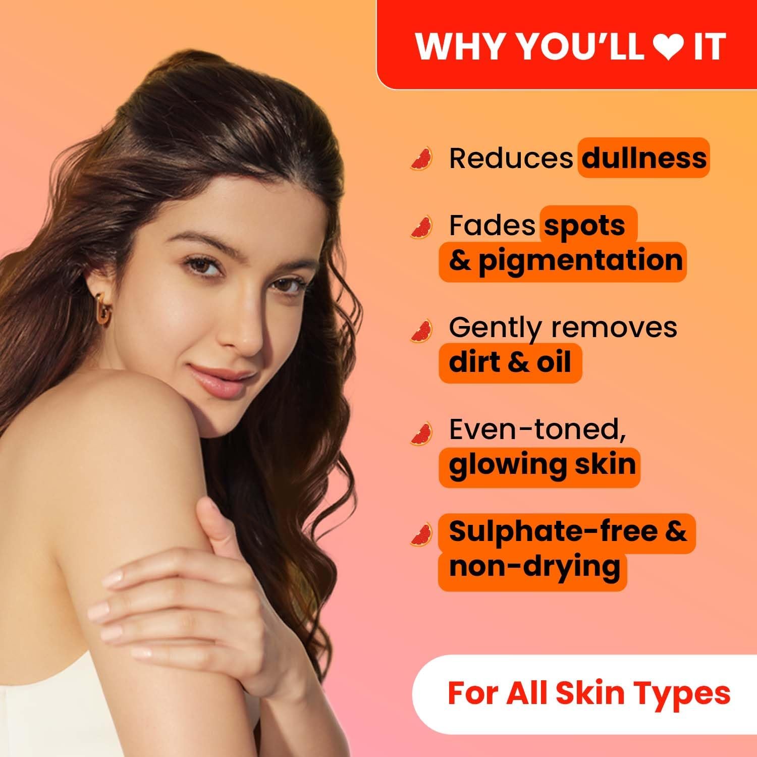 DOT & KEY Vitamin C Super Bright Foaming Face Wash For Dull & Pigmented Skin | With Triple Vitamin C, Blood Orange & Papaya 80ml thumbnail