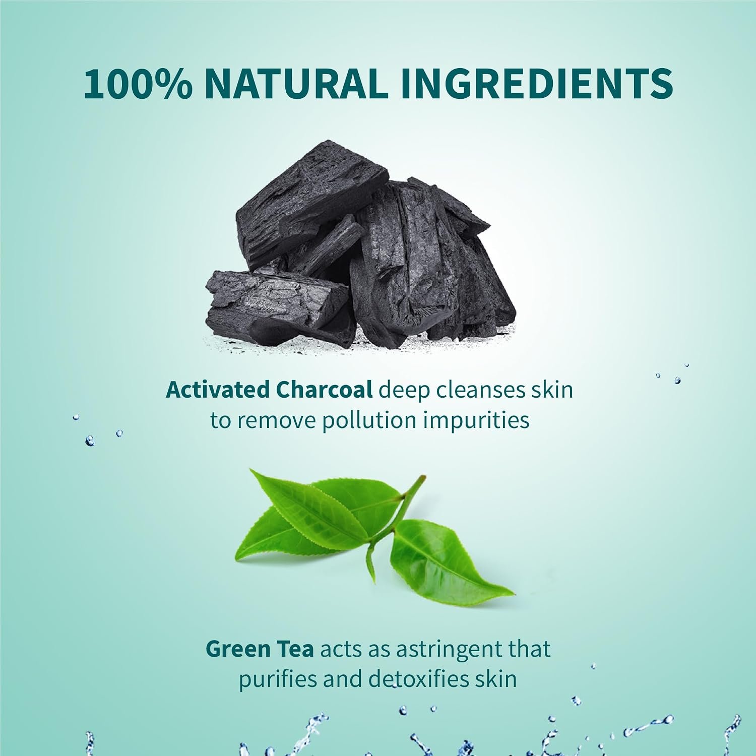 Himalaya Pollution Detox Charcoal Face Wash – Deep Cleansing Facial Cleanser for Removing Dirt & Pollutants, 100ml thumbnail