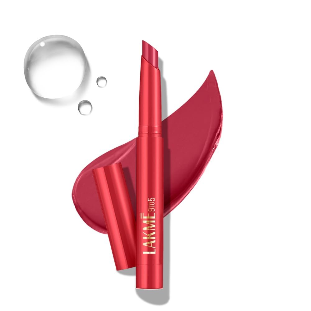 Lakme 9 to 5 Forever Matte Lip Crayon, Red Aurora, 1.1g, for Smooth and Supple Lips, with Vitamin C, Matte Finish, 8 Hr Hydration, Long Lasting all day comfort, Retractable Crayon thumbnail