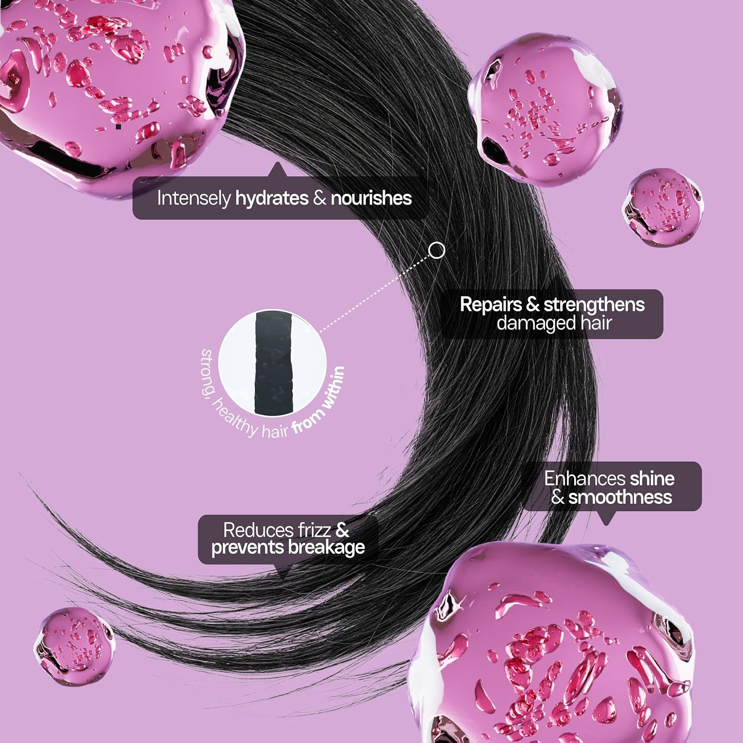 Moxie Beauty Hyaluronic Acid Repair Conditioner, Silicon Free (Full Size) A lightweight, silicone-free conditioner that delivers deep hydration and damage repair while strengthening hair thumbnail