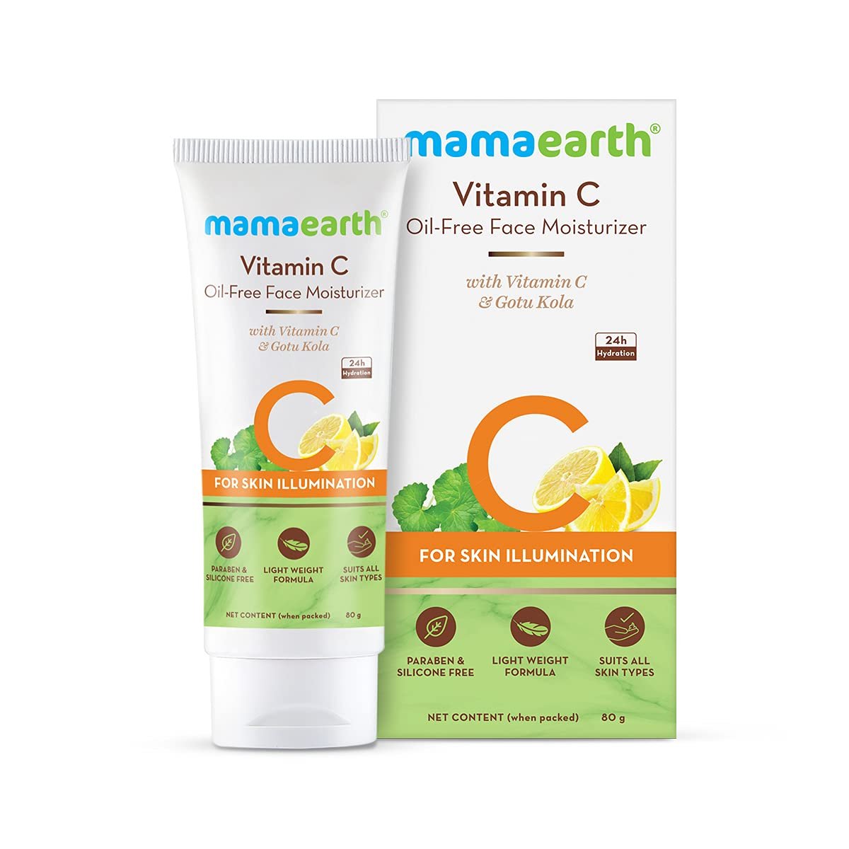 Mamaearth Vitamin C Oil-Free Moisturizer For Face / 80 g