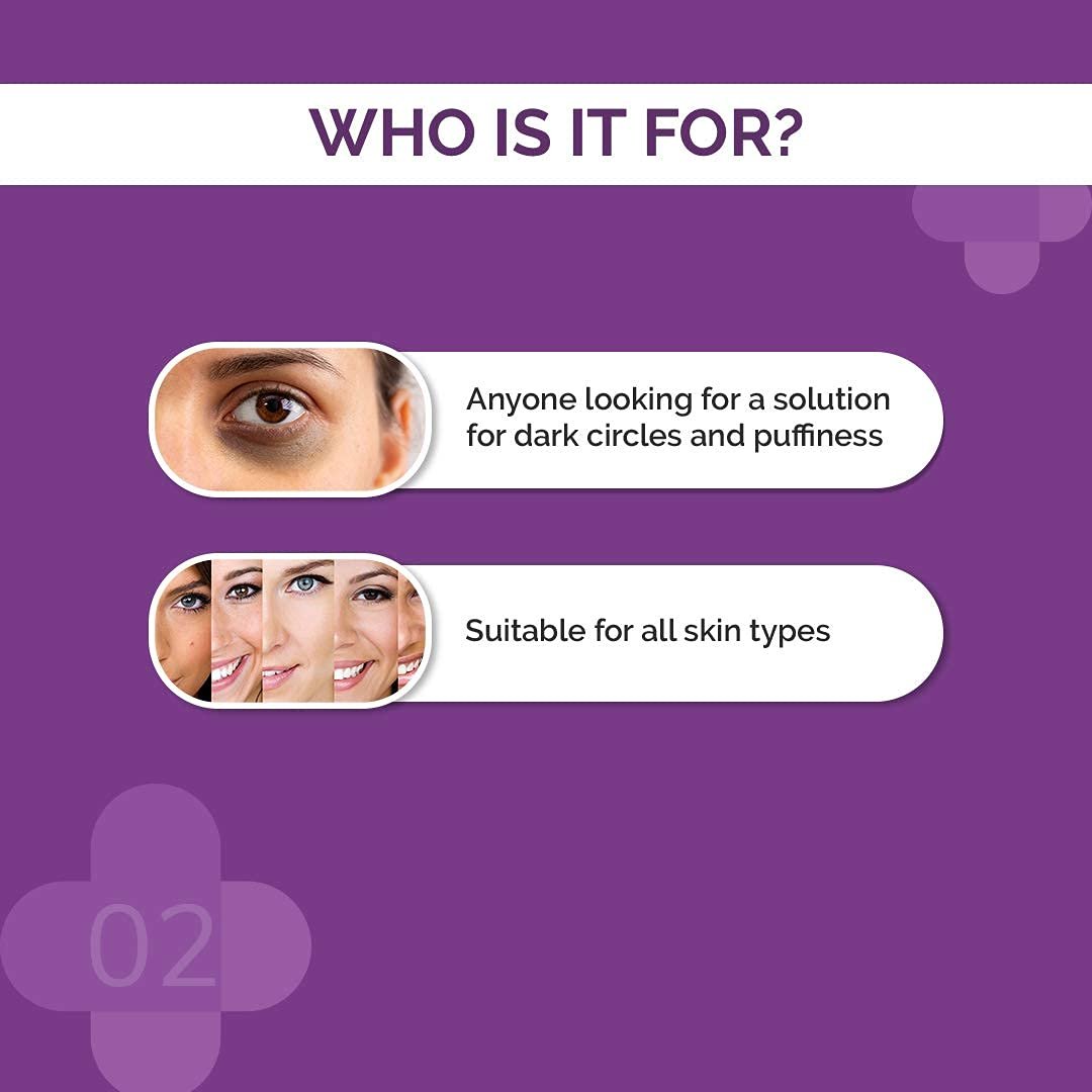The Derma Co 5% Caffeine Under Eye Serum with Retinol & Peptide for Dark Circles & Puffiness Treats Dark Circles | Fights Signs Of Aging thumbnail
