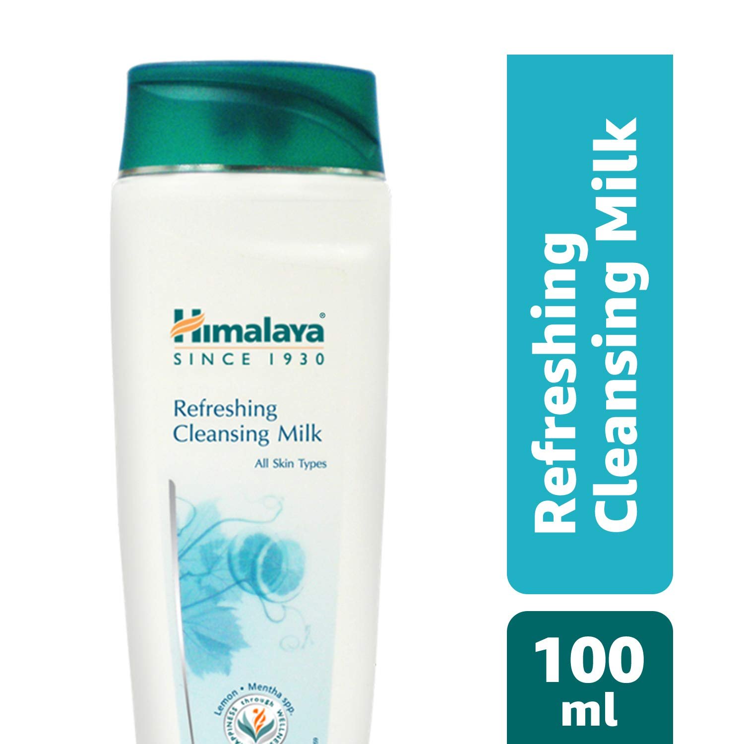 Himalaya Herbals Refreshing Cleansing Milk – Gentle Facial Cleanser & Makeup Remover for Soft, Fresh & Clean Skin, 100ml thumbnail