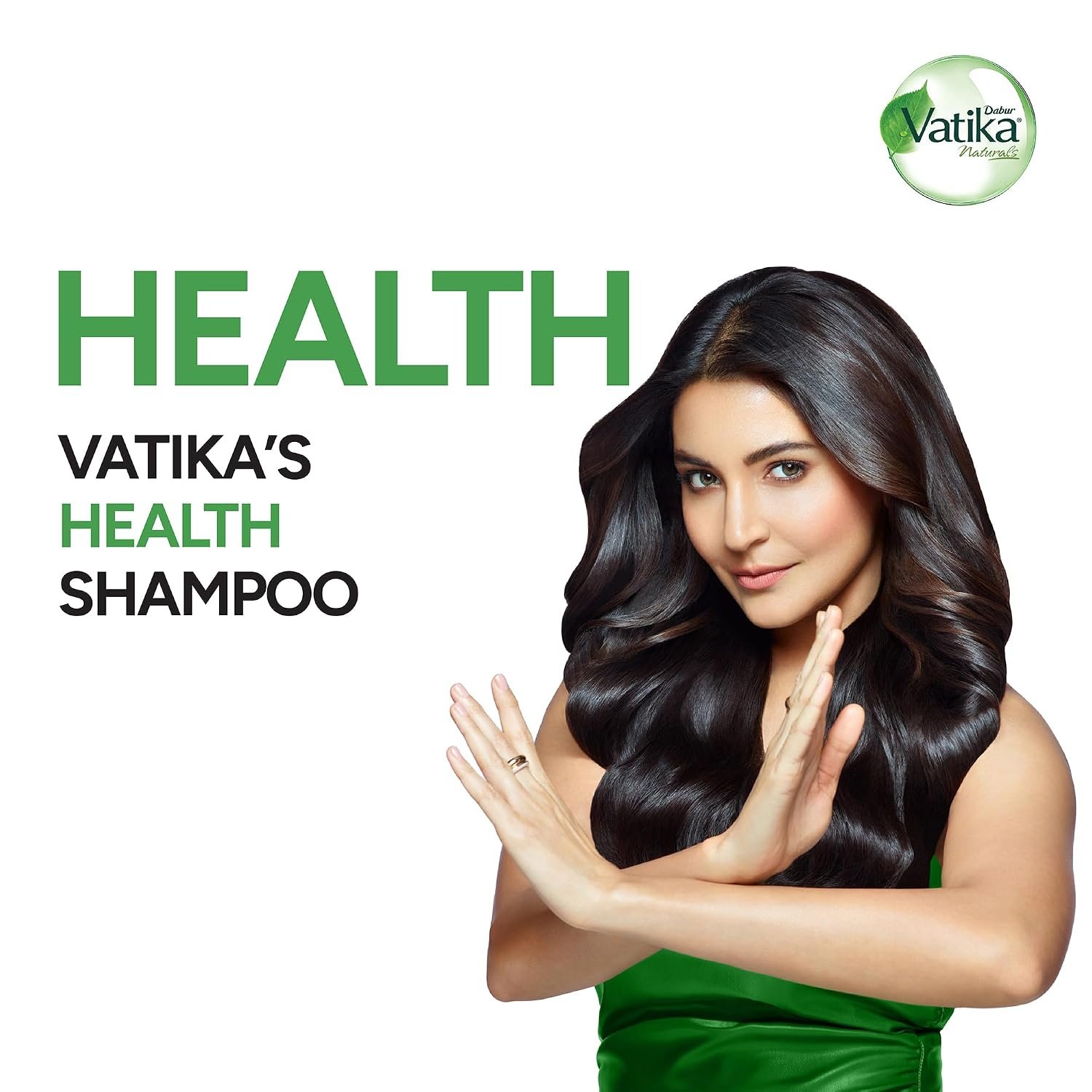 Dabur Vatika Health Shampoo - 340 ml | For Smooth, Shiny & Nourished Hair | Repairs Hair Damage, Controls Frizz | For All Hair Types | Goodness of Henna & Amla thumbnail
