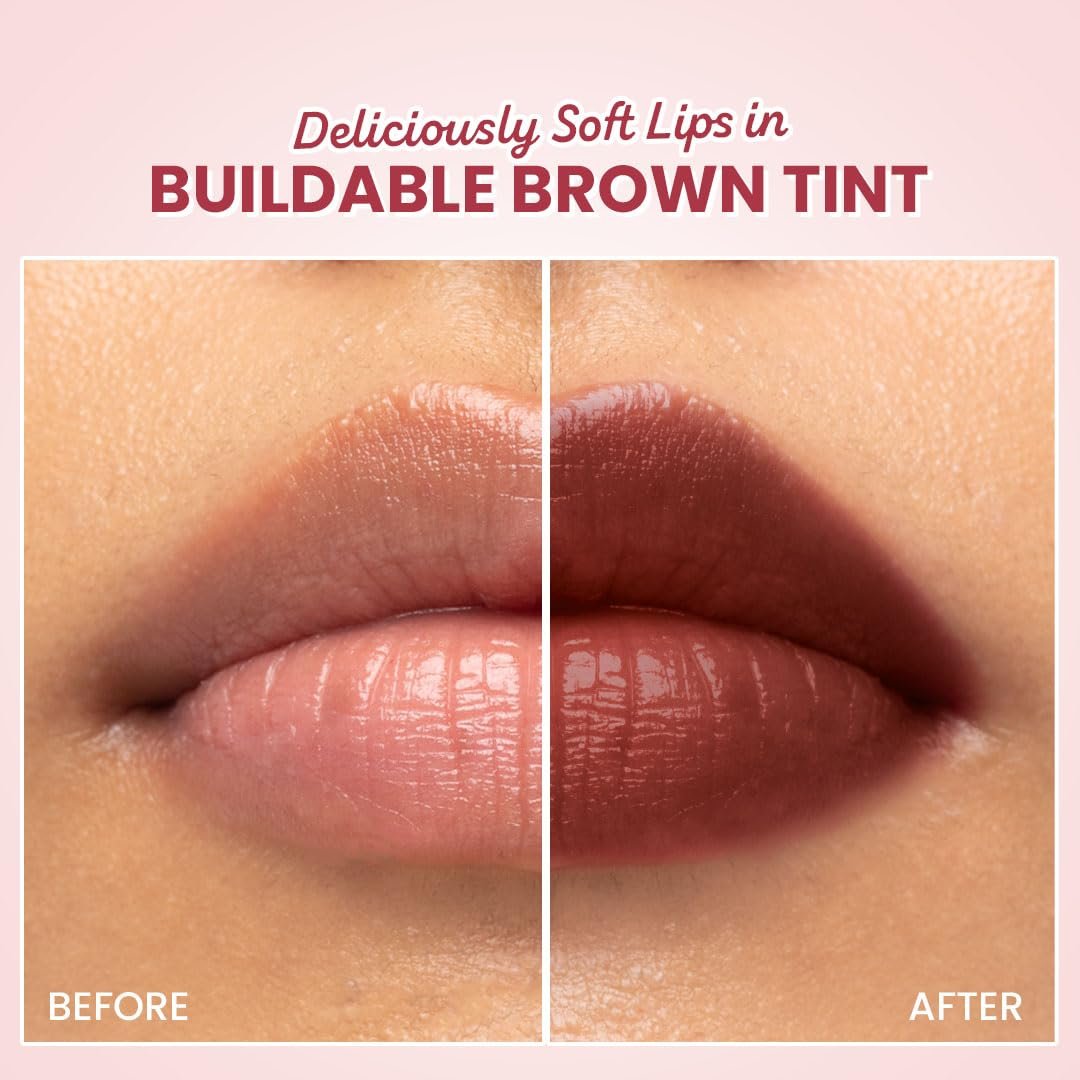Dot & Key Meltie Lip Balm SPF 50+ With 2% Kojic & Vitamin C | Hydrates Dry, Chapped Lips, Lightens Pigmentation, Brightens Lips | Cocoa Creme | 4g thumbnail