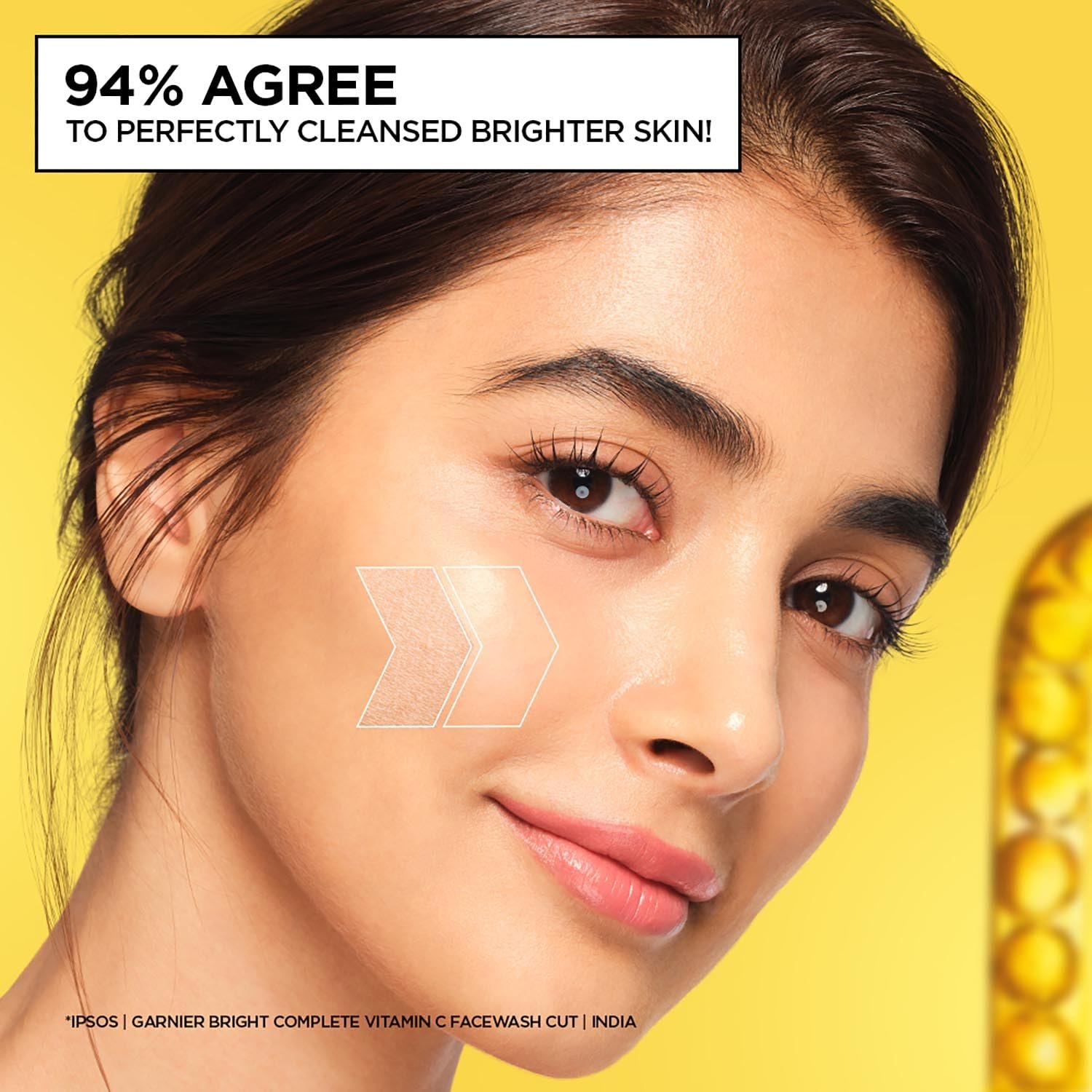 Garnier Skin Naturals, Facewash, Cleansing and Brightening, Bright Complete, 100 g thumbnail