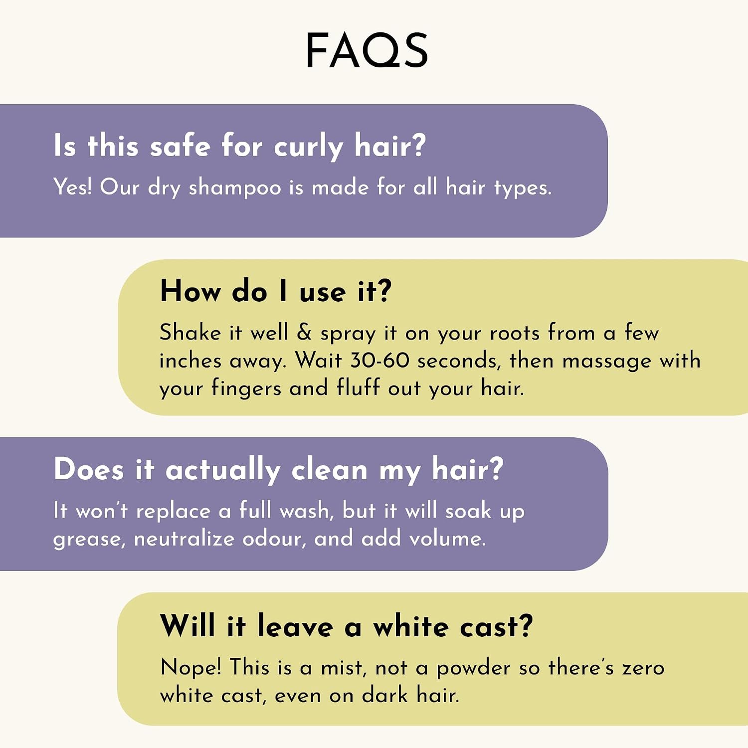 Fix My Curls Goodbye Grease Dry Shampoo Oil-Absorbing, Volumizing, Instantly Refreshes Scalp & Curls, Lightweight, No Residue, for All Hair Types 100ml thumbnail