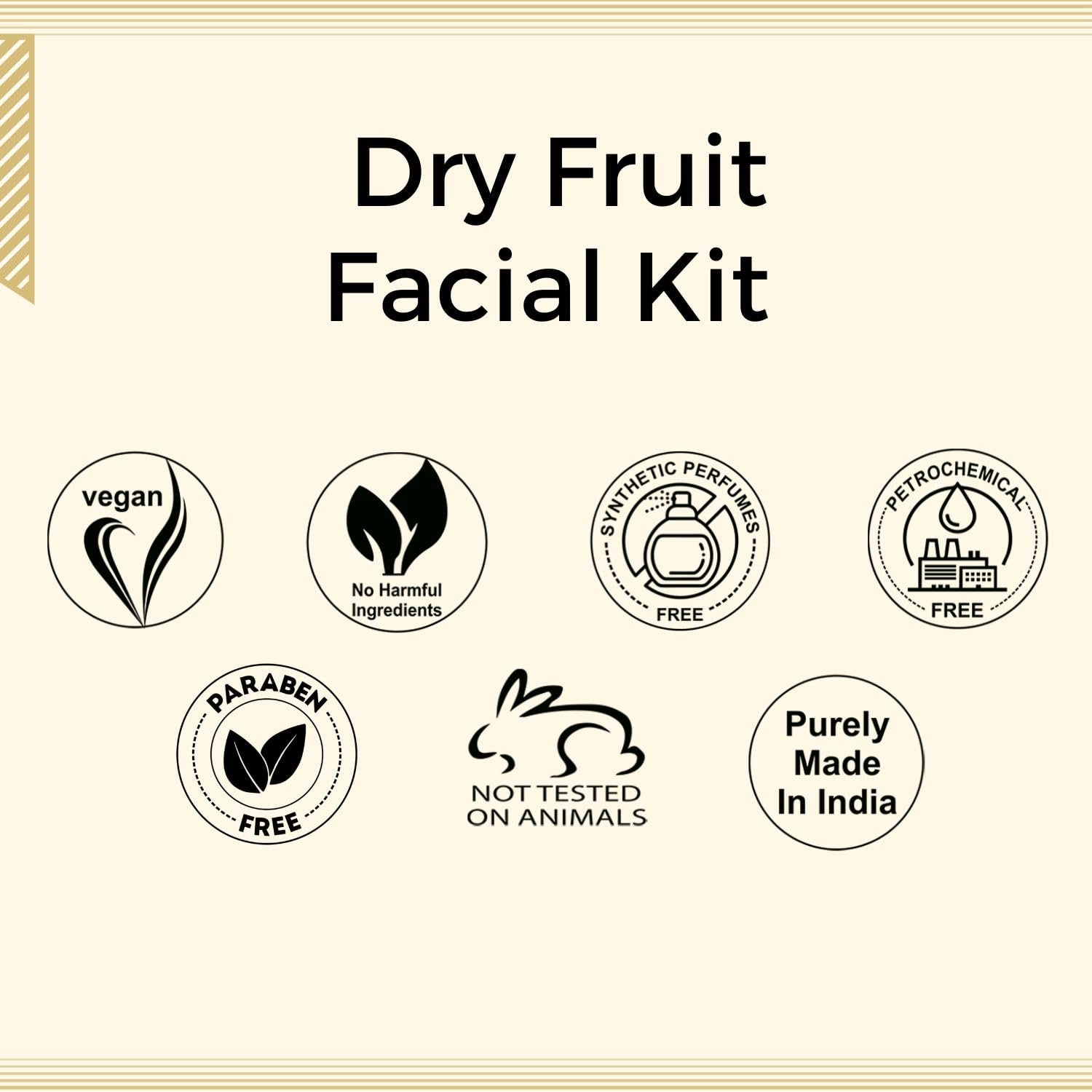 Aroma treasures one time use Dry Fruit Facial Kit for all skin type thumbnail