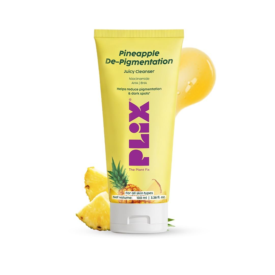 The Plant Fix Plix 5% Pineapple Foaming Facewash For Depigmentation,100ml | Cleanser For Skin Brightening & Even Toned Complexion | Free Of Sulphates, Paraben & Silicones thumbnail
