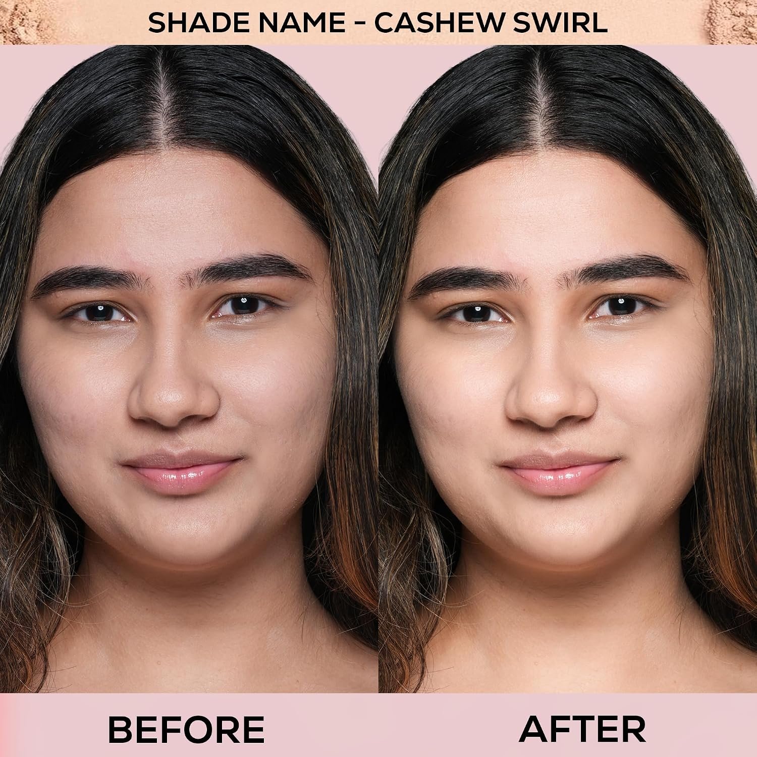 RENEE Bollywood Filter Blurring Compact - Cashew Swirl | Pore Minimising, Matte Finish, Full Coverage, Rich Pay-off | Blurs Pores & Blemishes | 9g thumbnail