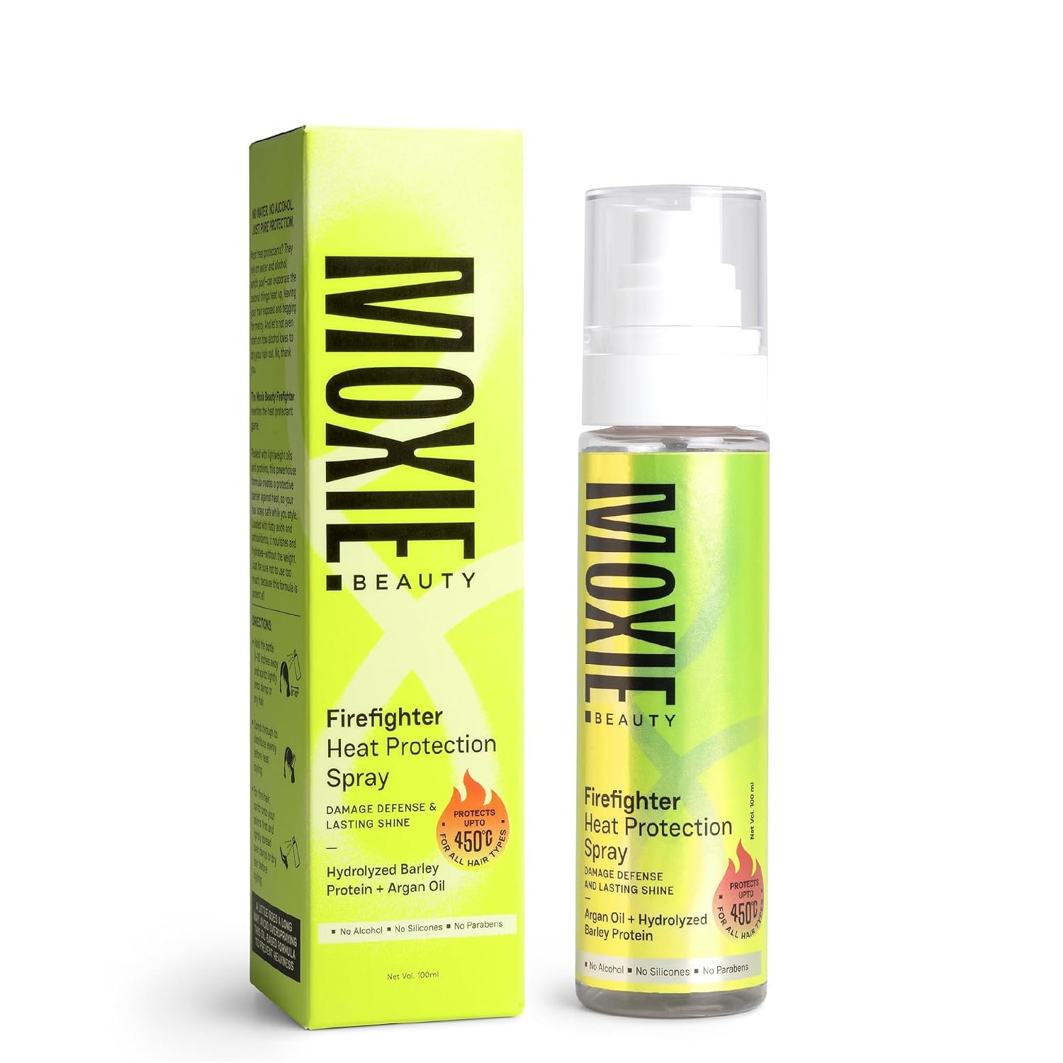 Moxie Beauty Firefighter Heat Protection Spray with Argan & Olive Oil | 100ml