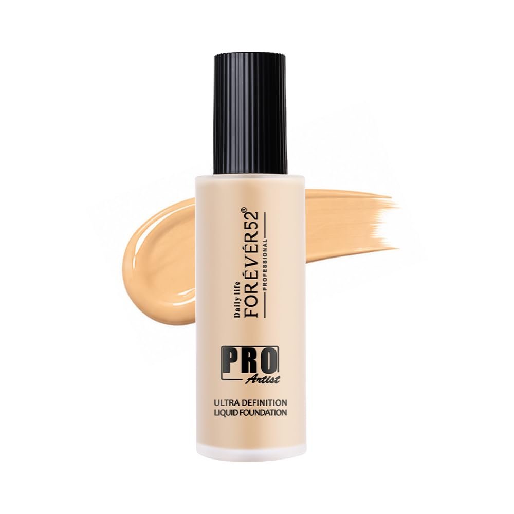 Daily Life Forever52 Pro Artist Ultra Definition Liquid Foundation-60Ml(French Toast-04,Fair To Mediium Skin Tone)Matte & Poreless Long-Lasting Full Coverage For Women
