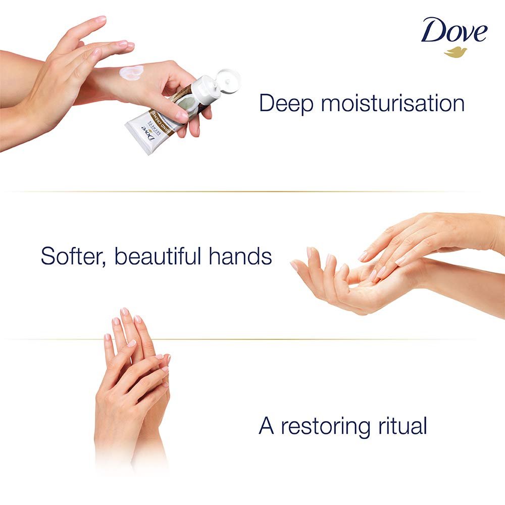 Dove Coconut Hand Cream | Nourishing & Moisturizing Hand Cream for Soft, Smooth Hands | 50g thumbnail