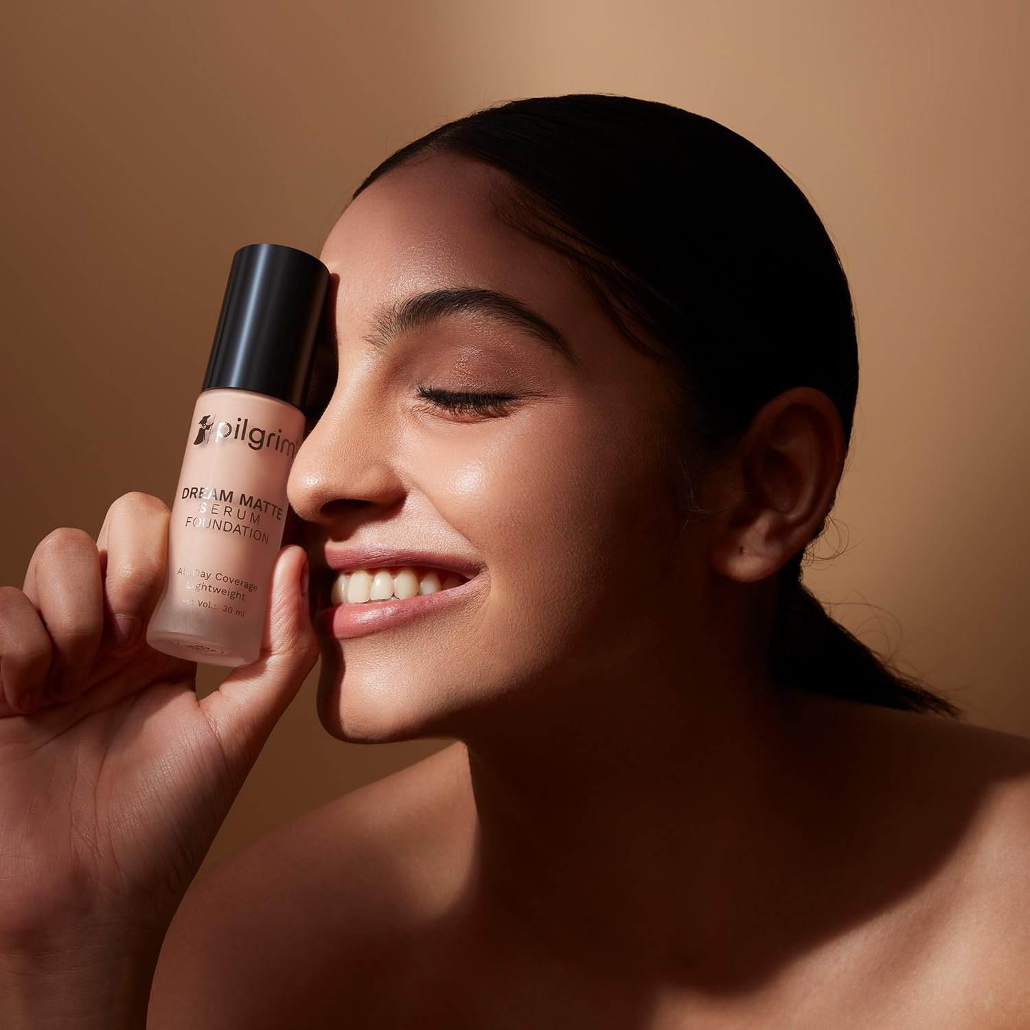 Pilgrim Dream Matte Serum Lightweight Foundation With Australian Kakadu Plum Vitamin C Warm Mocha-335 thumbnail
