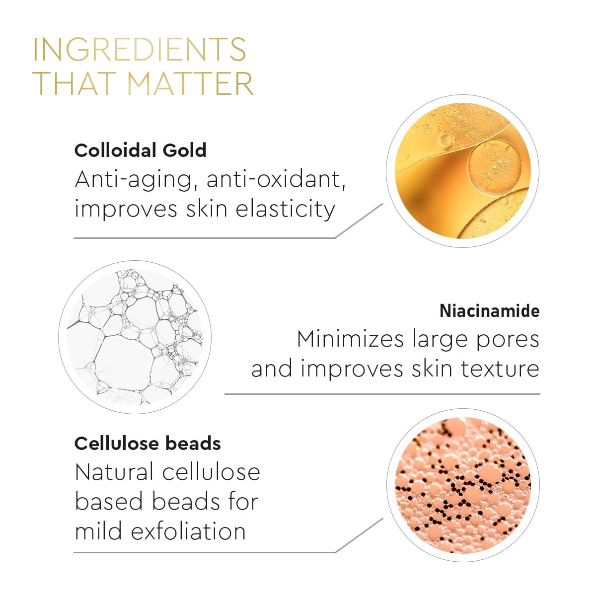 VLCC Clinic Bright Perfect Face Scrub - 100g | Mild Exfoliation | Brightening Face Scrub | Skin Brightening Scrub with 24K Gold Particles and Niacinamide thumbnail